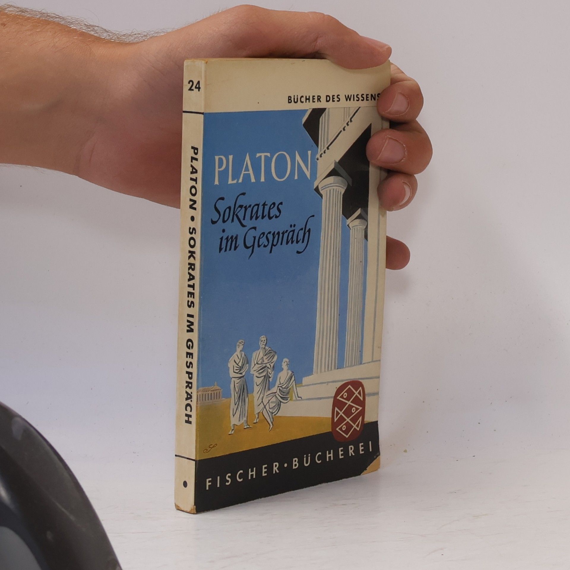 Platon Sokrates im Gespräch