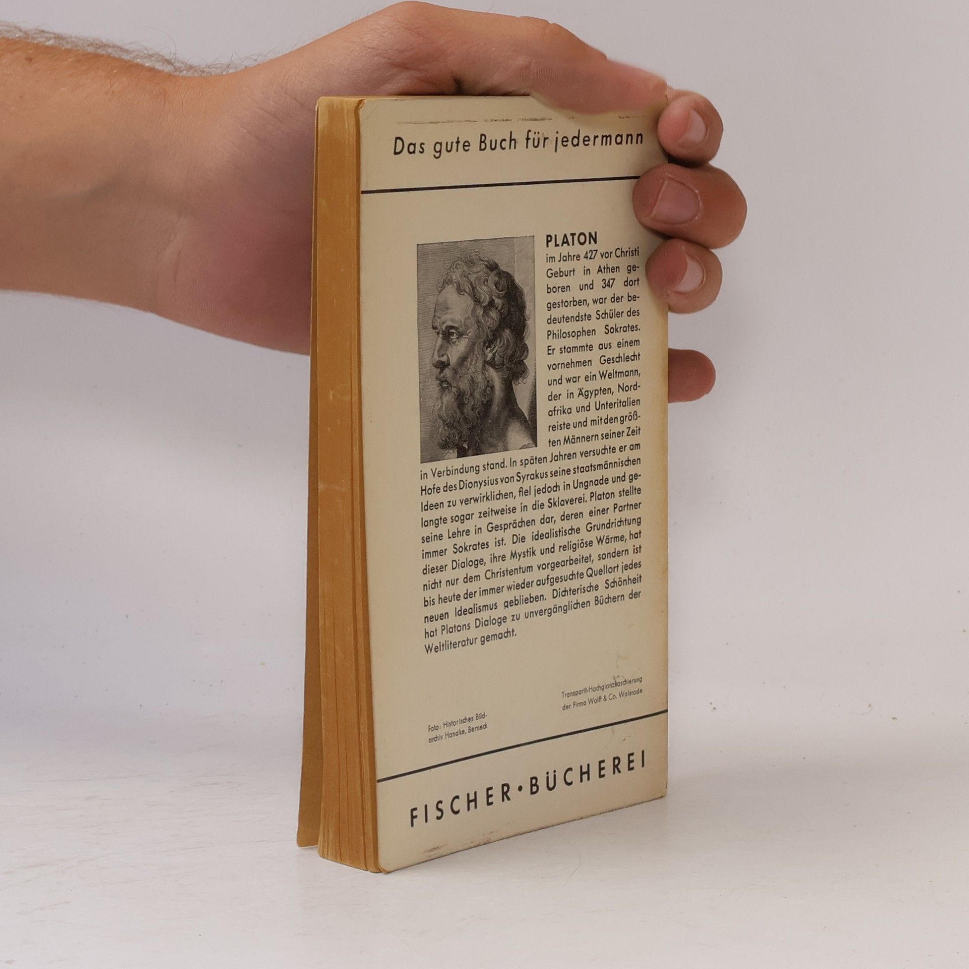 Platon Sokrates im Gespräch