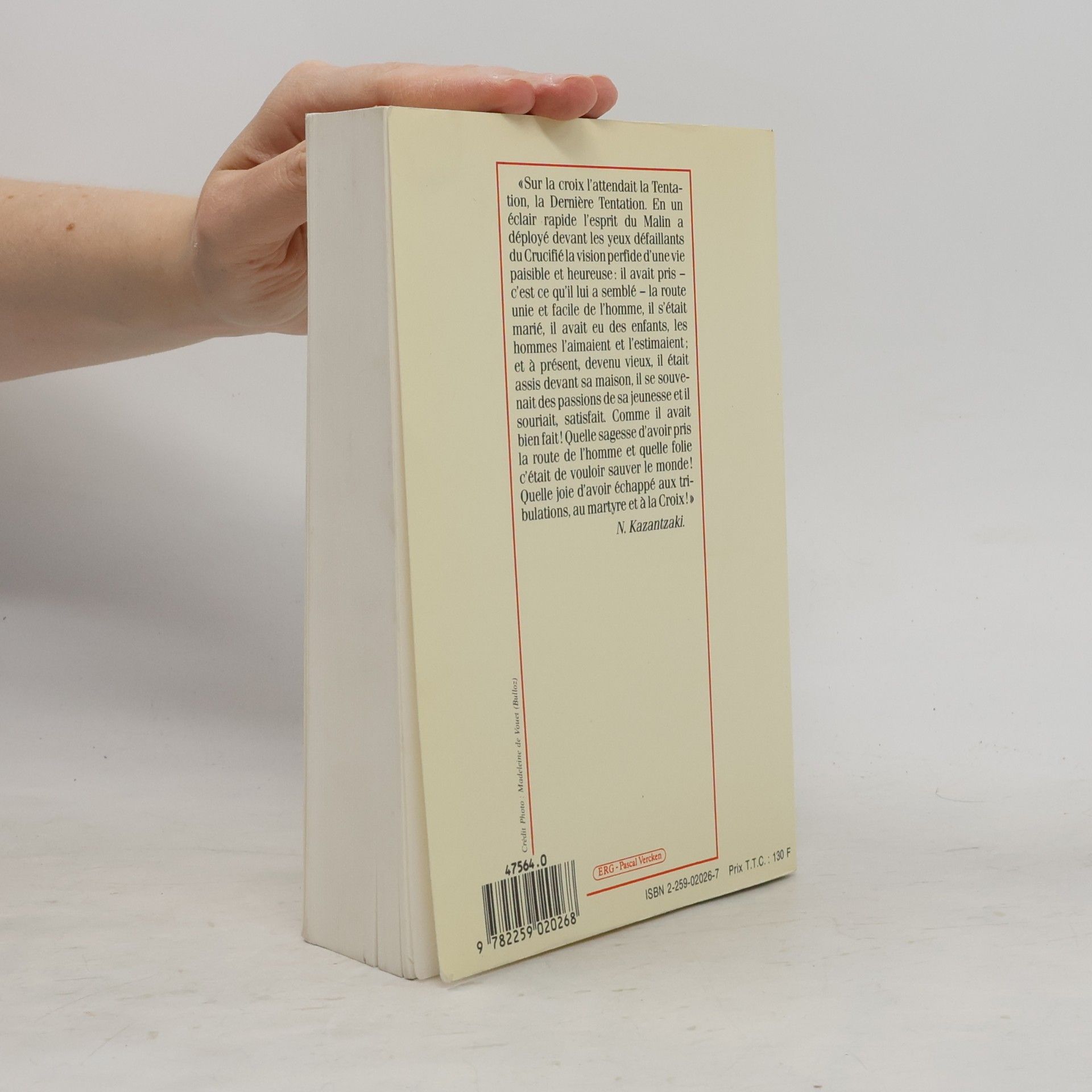 Nikos Kazantzakis La Dernière tentation