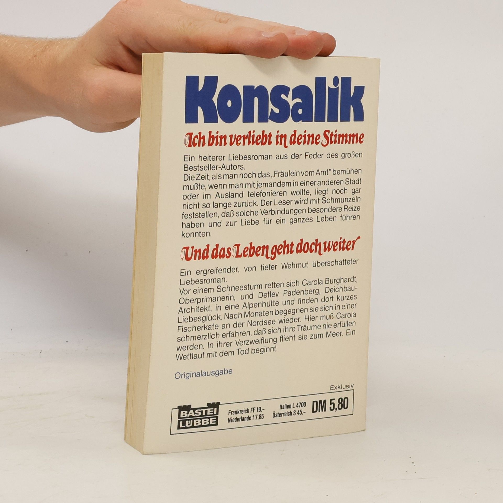 Heinz Günther Konsalik Ich bin verliebt in deine Stimme