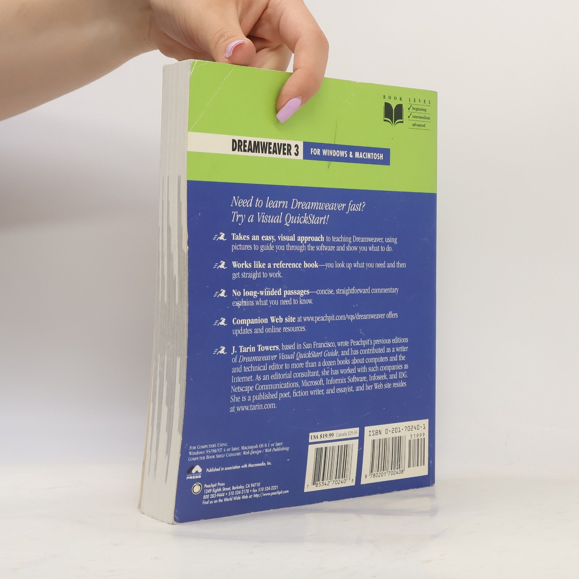 J. Tarin Towers Visual QuickStart Guide - 3: Dreamweaver