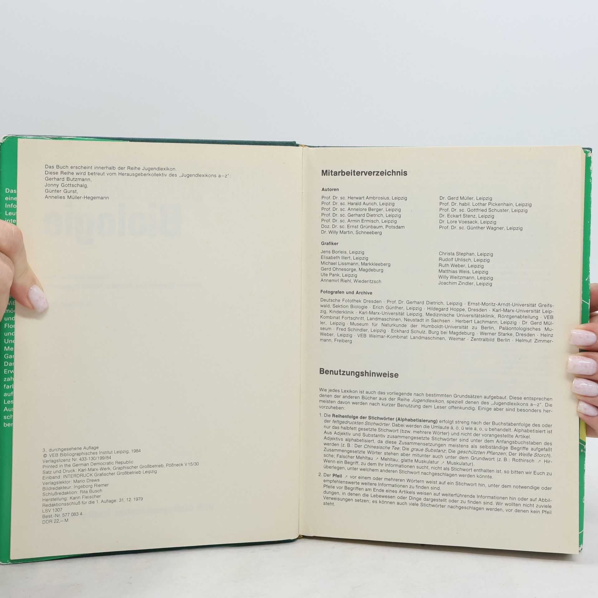 Collectif d'auteurs Biologie Jugendlexikon