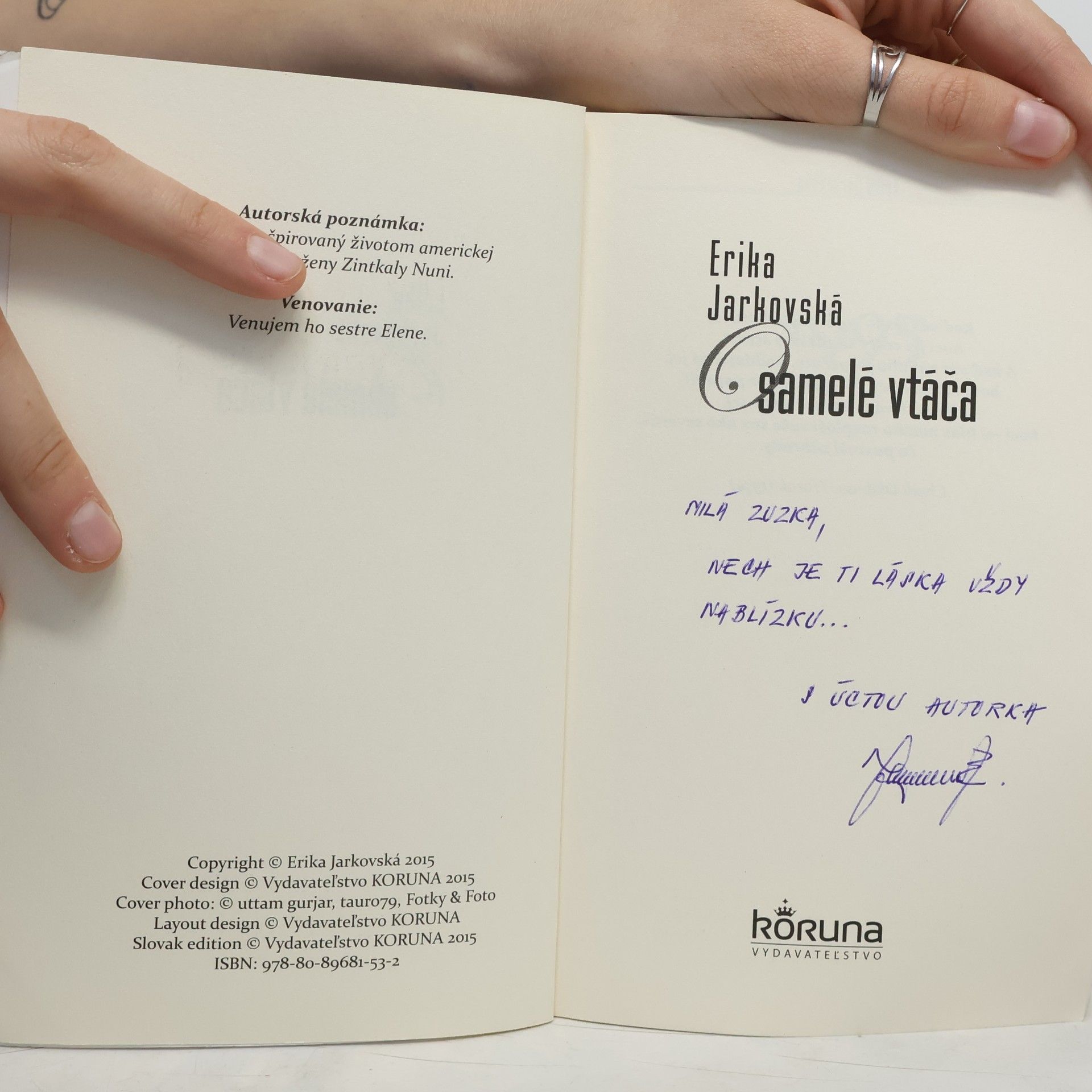 Erika Jarkovská Osamelé vtáča