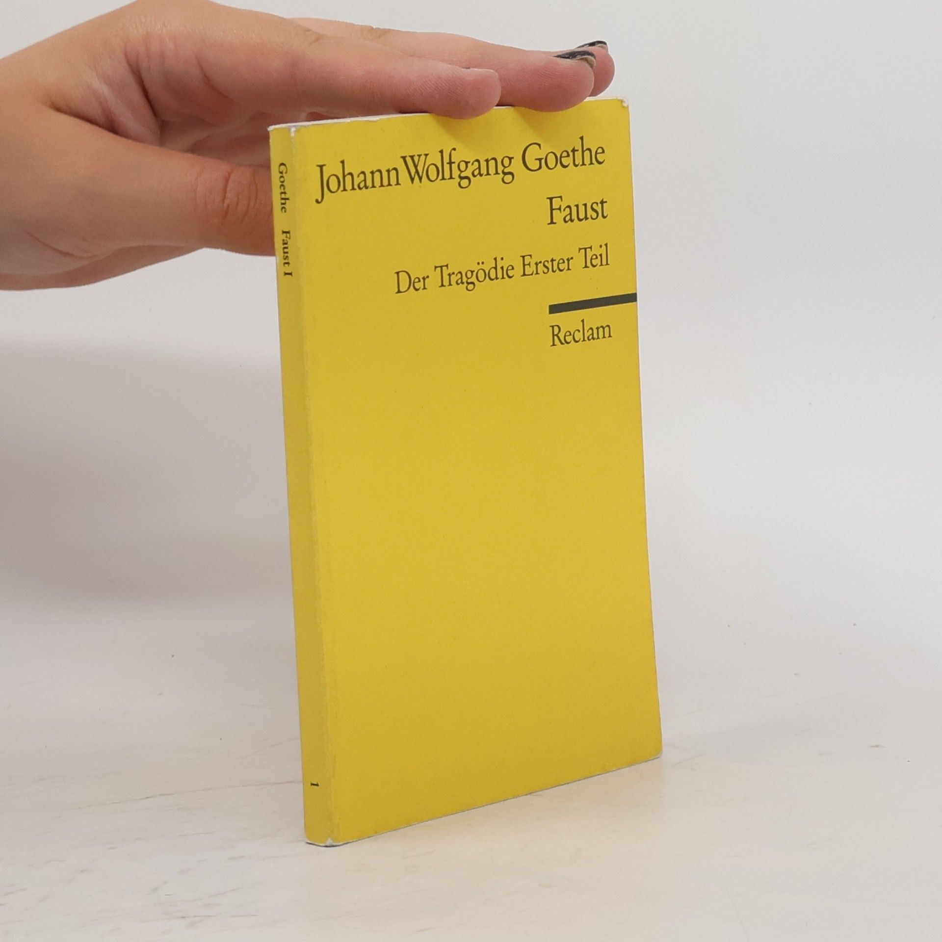 Johann Wolfgang von Goethe Faust : der Tragödie Erster teil
