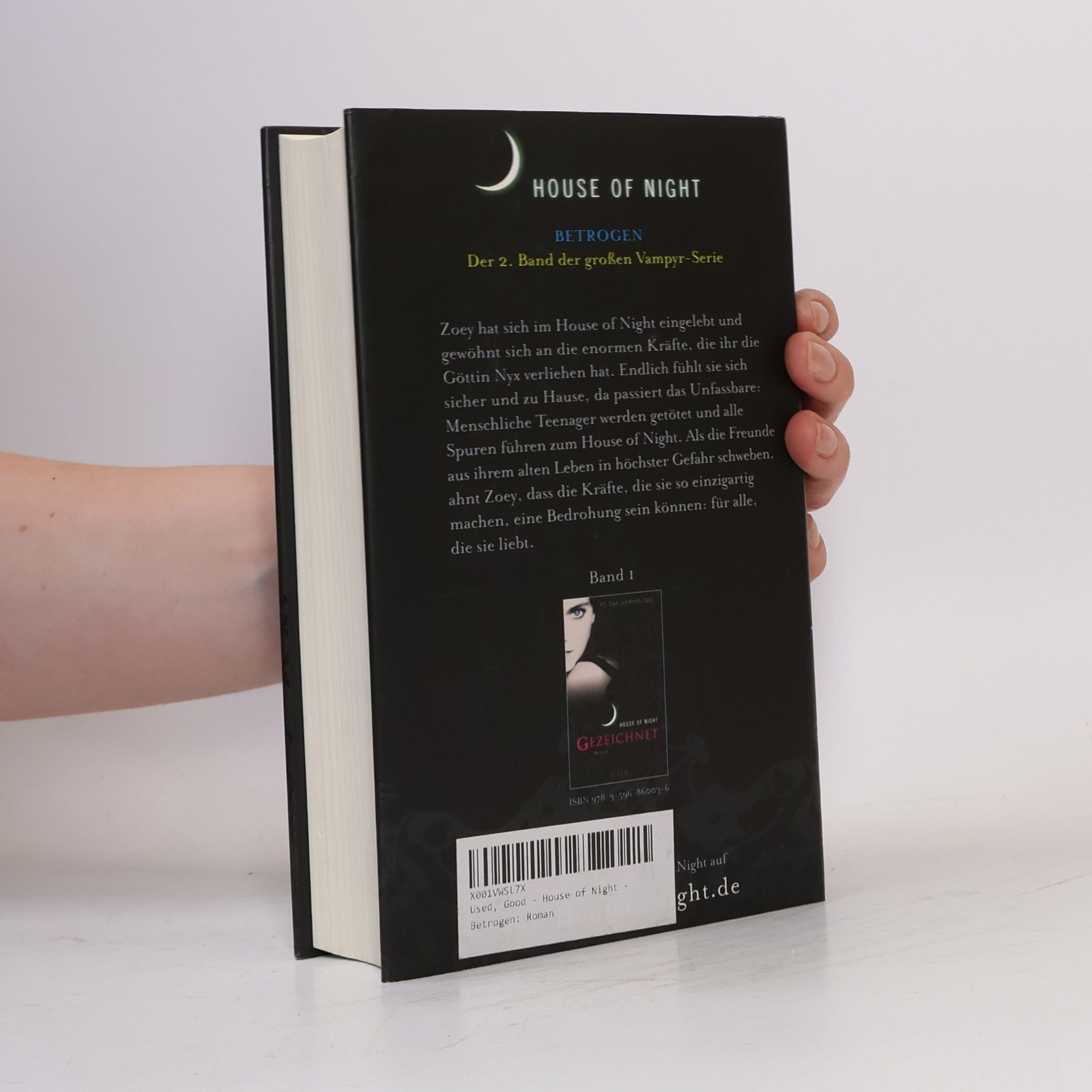Phyllis Christine Cast House of Night 2. Betrogen