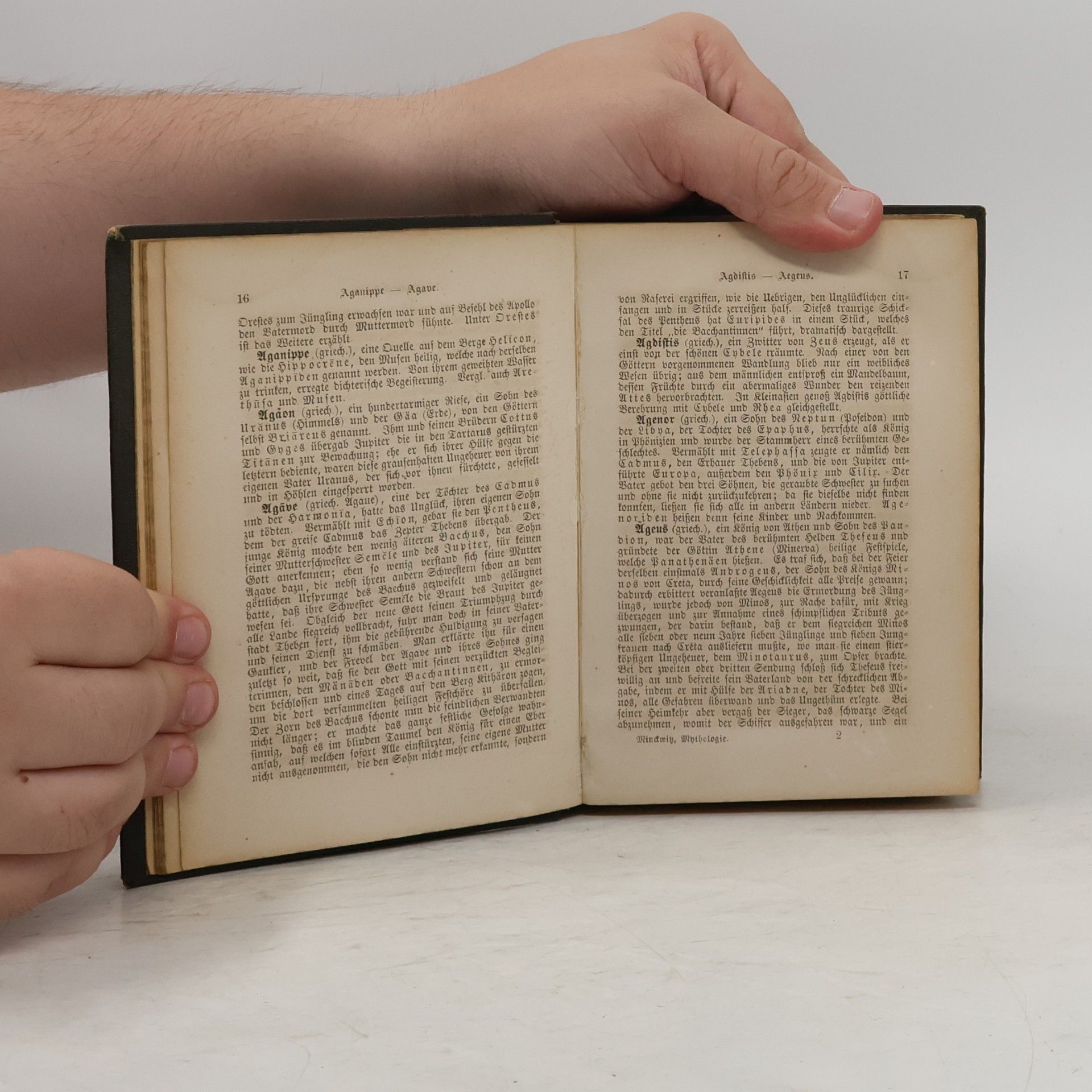 Johannes Minckwitz Illustrirtes Taschenwörterbuch Mythologie