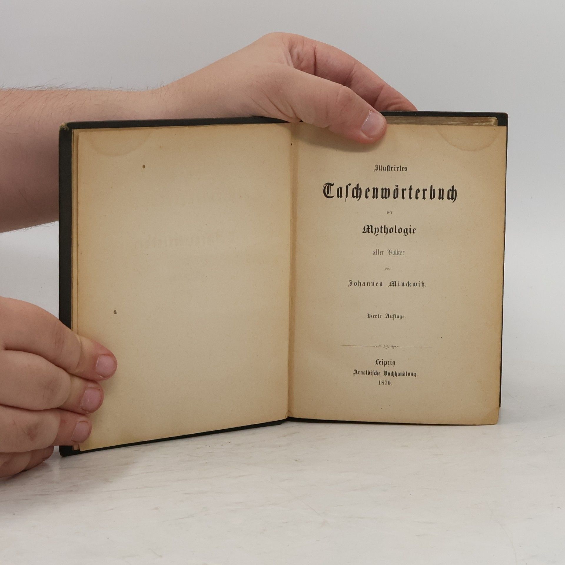 Johannes Minckwitz Illustrirtes Taschenwörterbuch Mythologie
