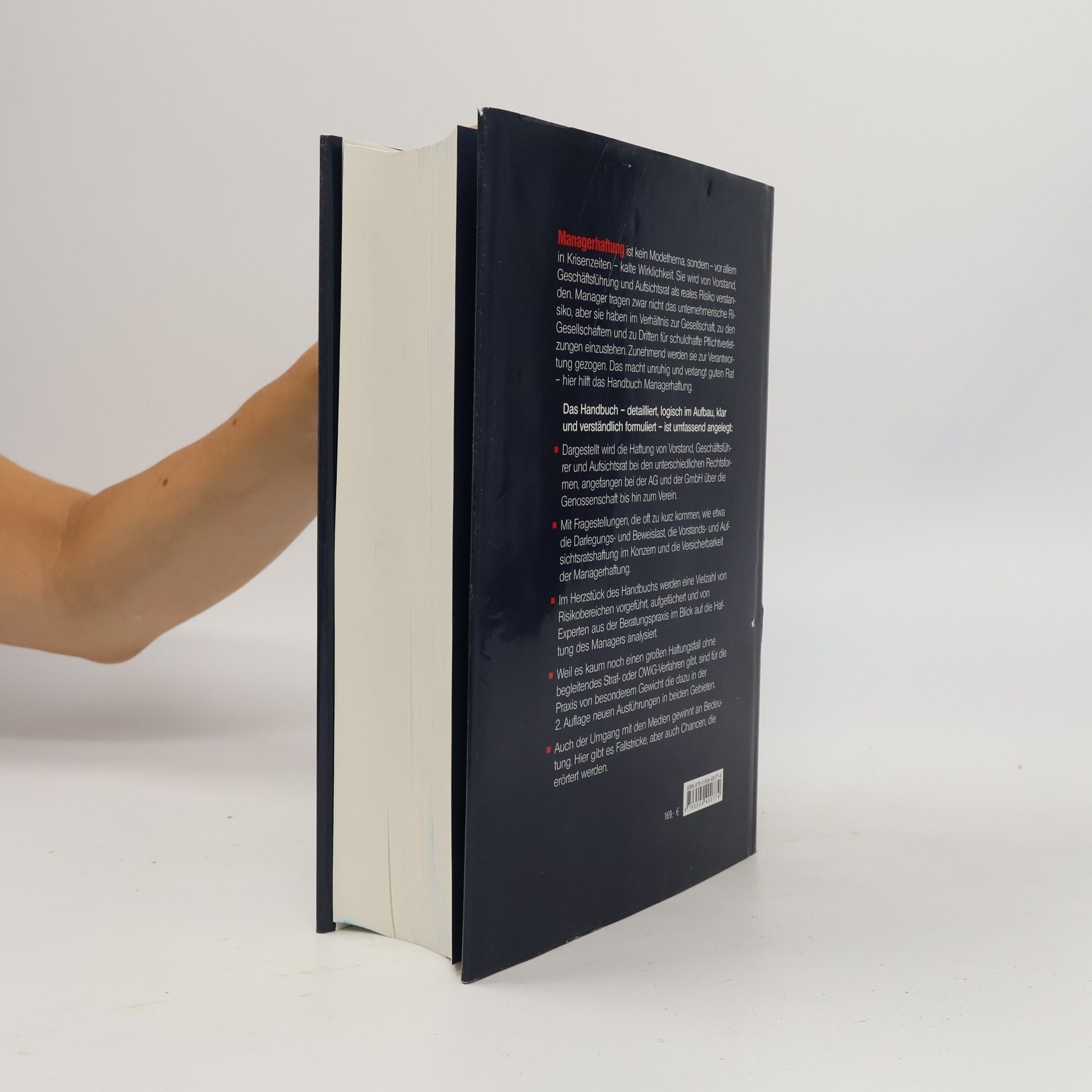Gerd Krieger Handbuch Managerhaftung