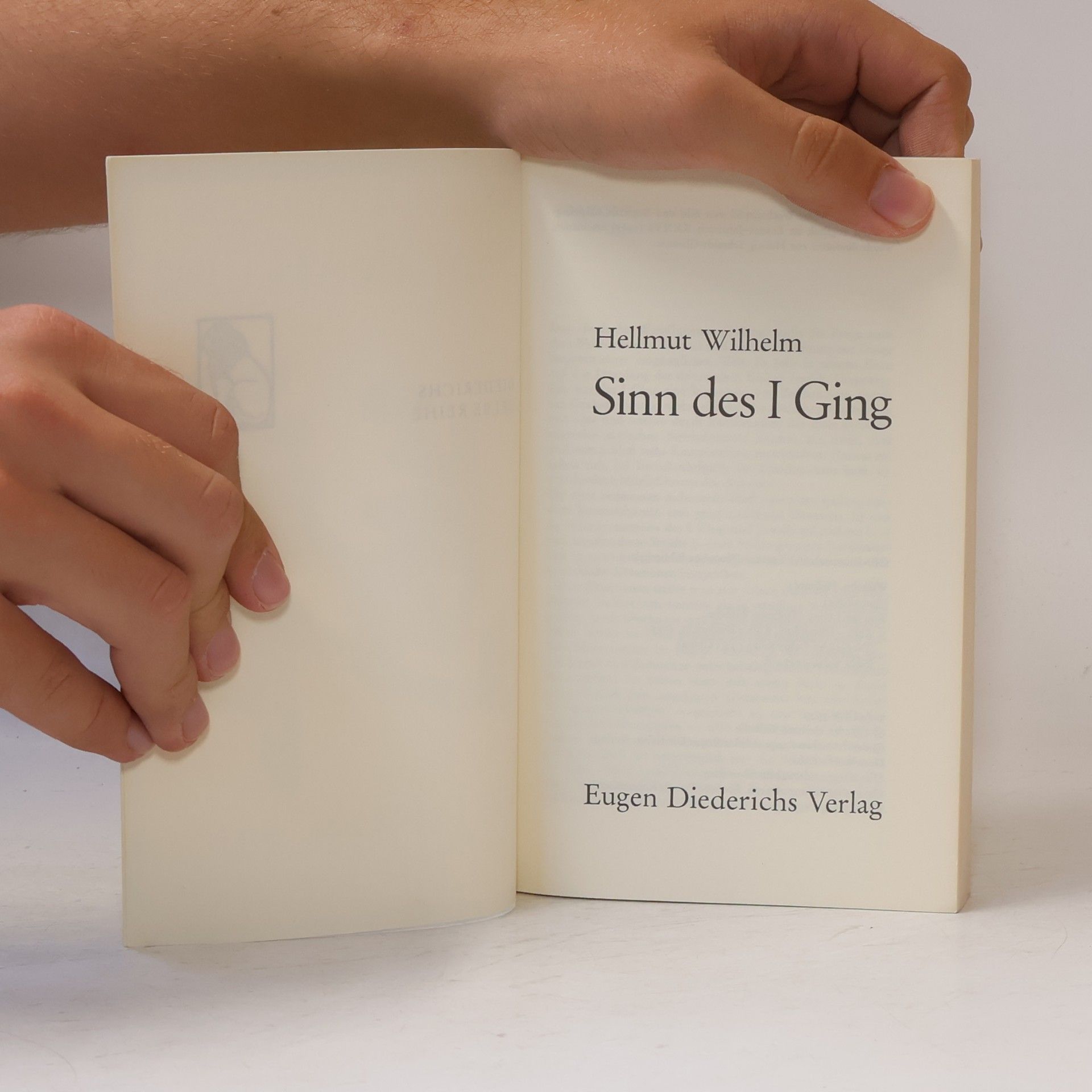 Hellmut Wilhelm Sinn des I-ging