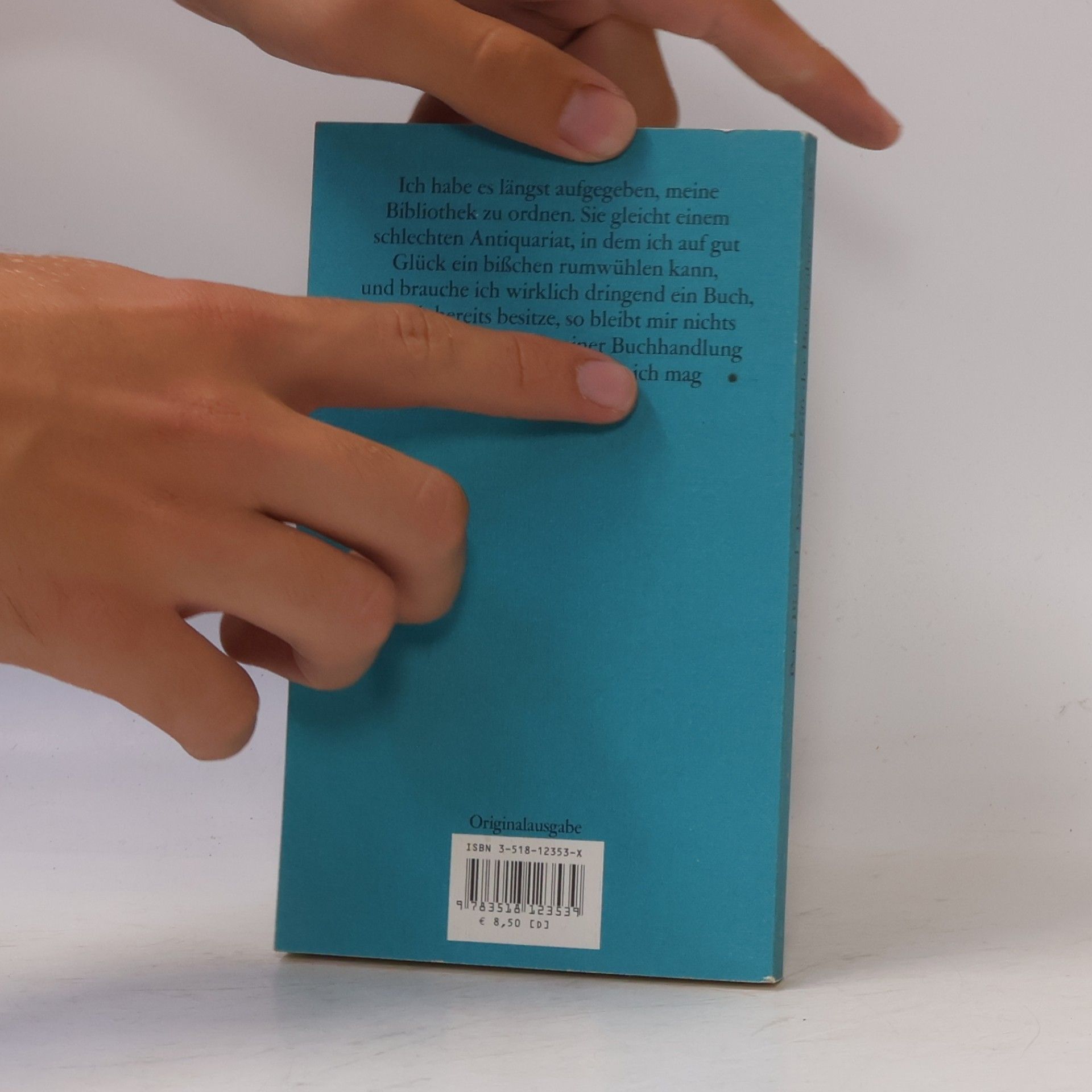 Peter Bichsel Das süße Gift der Buchstaben