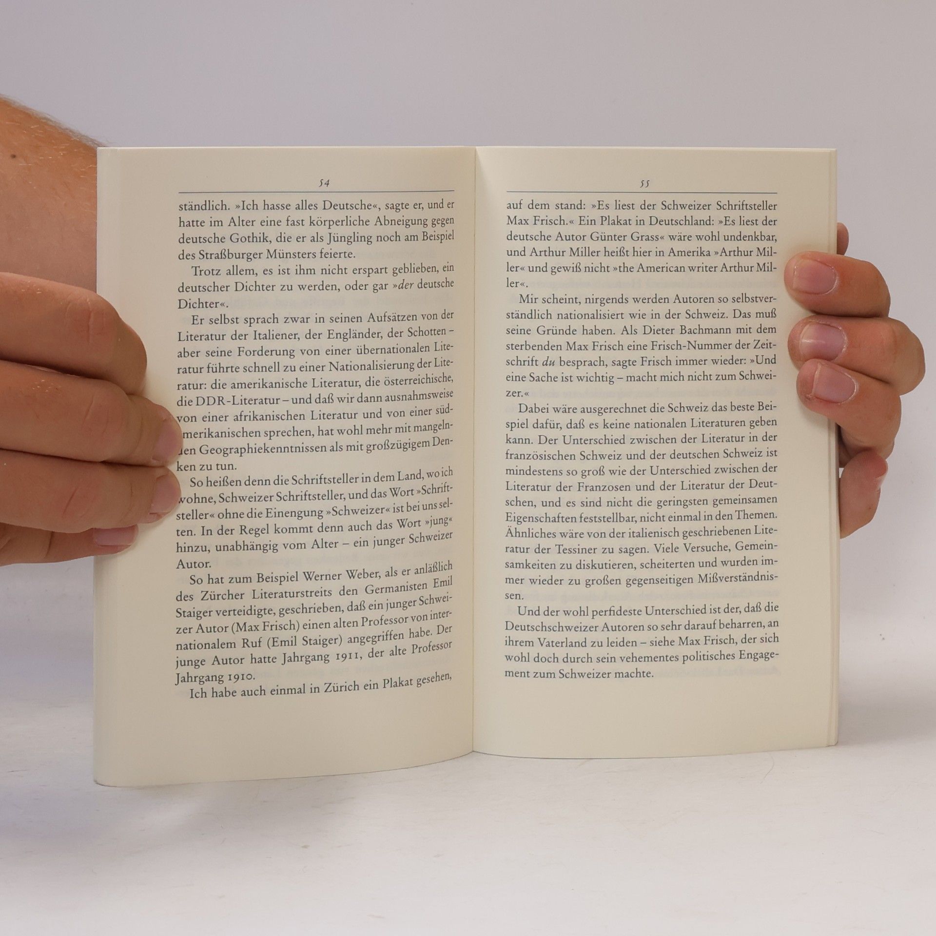 Peter Bichsel Das süße Gift der Buchstaben