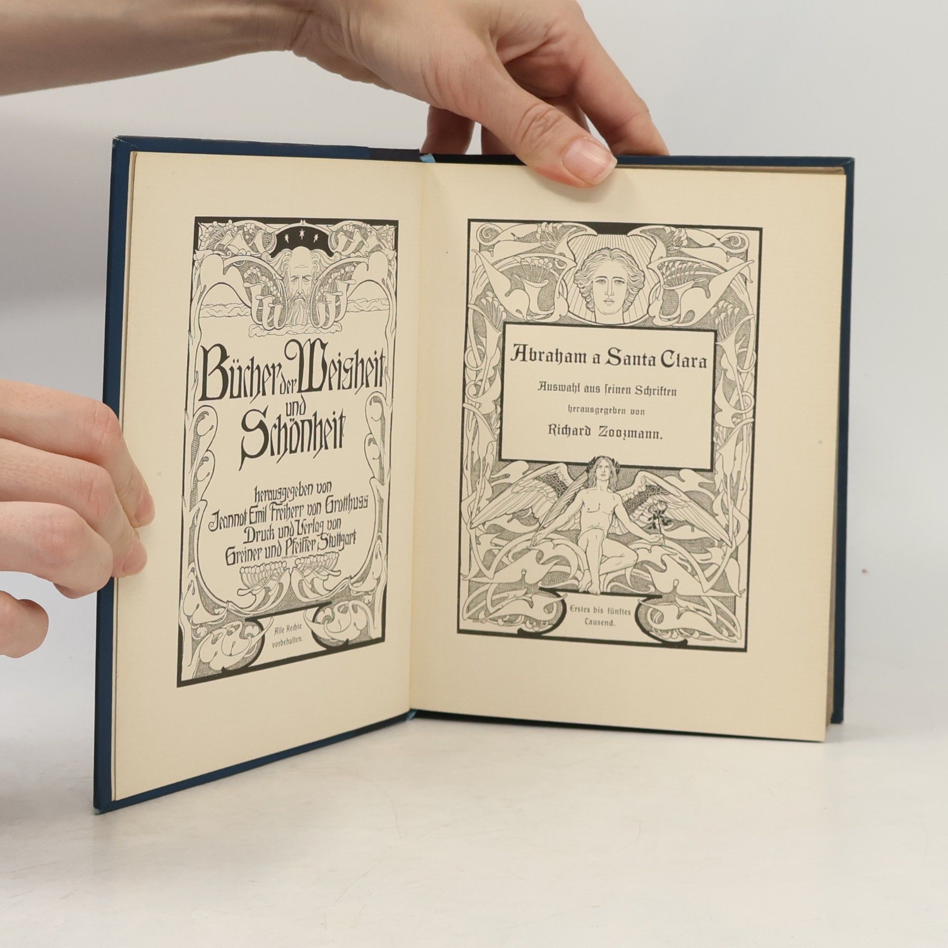 Abraham a Sancta Clara Bücher des Weisheit und Schönheit