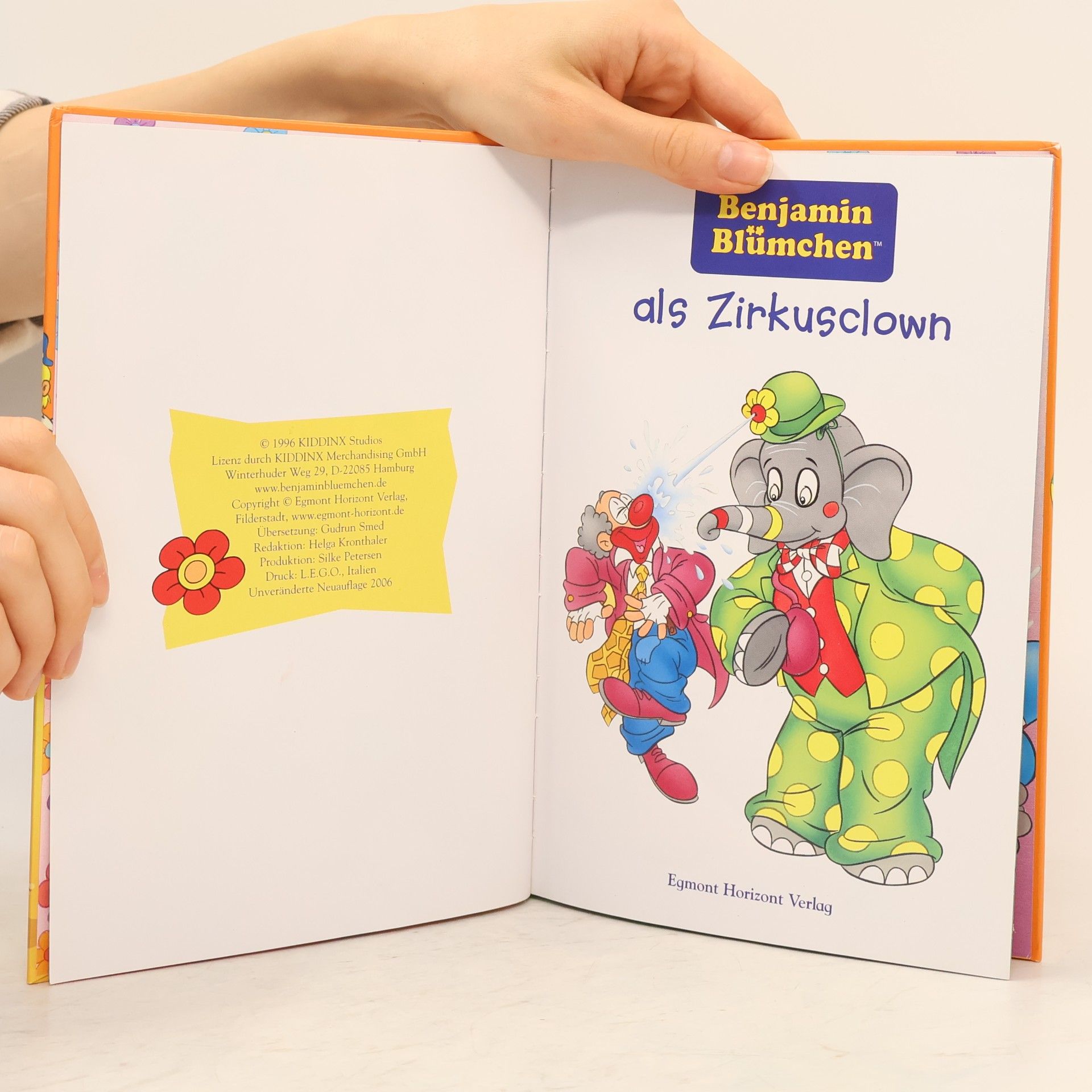 Autorenkollektiv Benjamin Blümchen als Zirkusclown