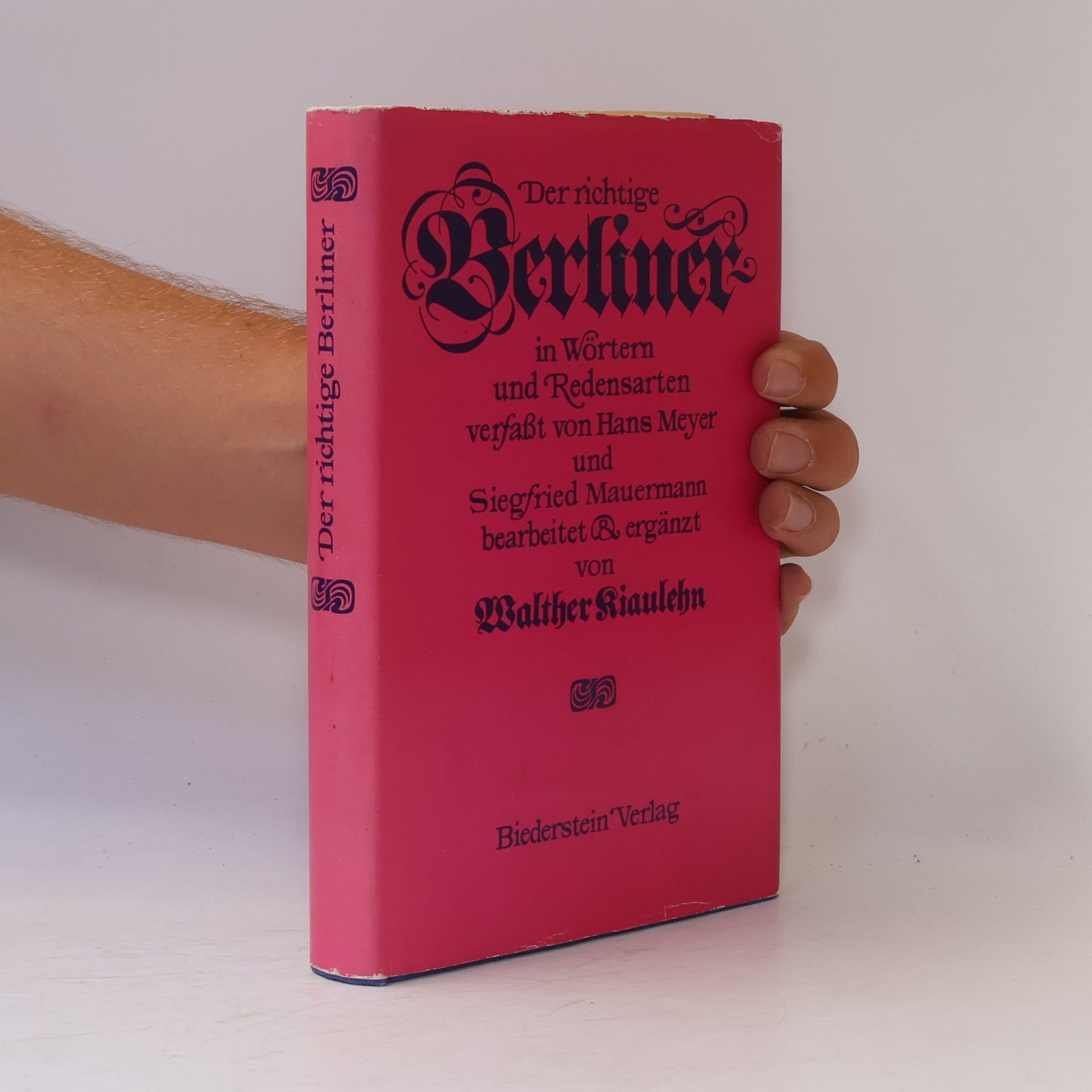 Hans Meyer Der richtige Berliner in Wörtern und Redensarten