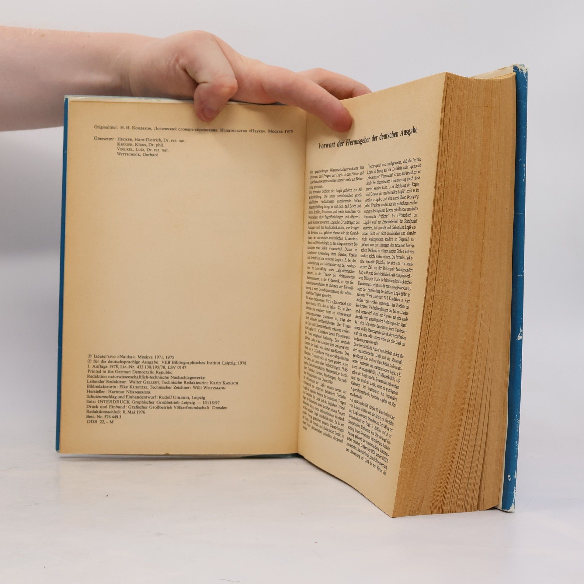 Nikolaj Ivanovič Kondakow Wörterbuch der Logik