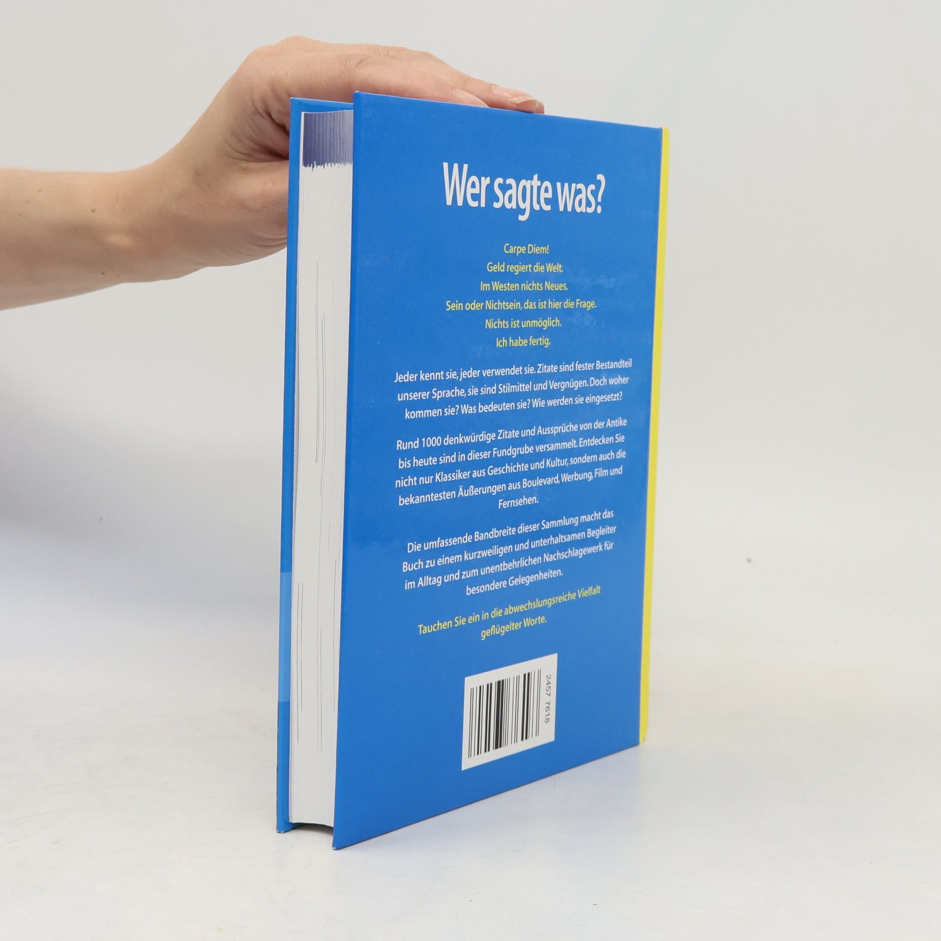 Autores varios Wer sagte was?