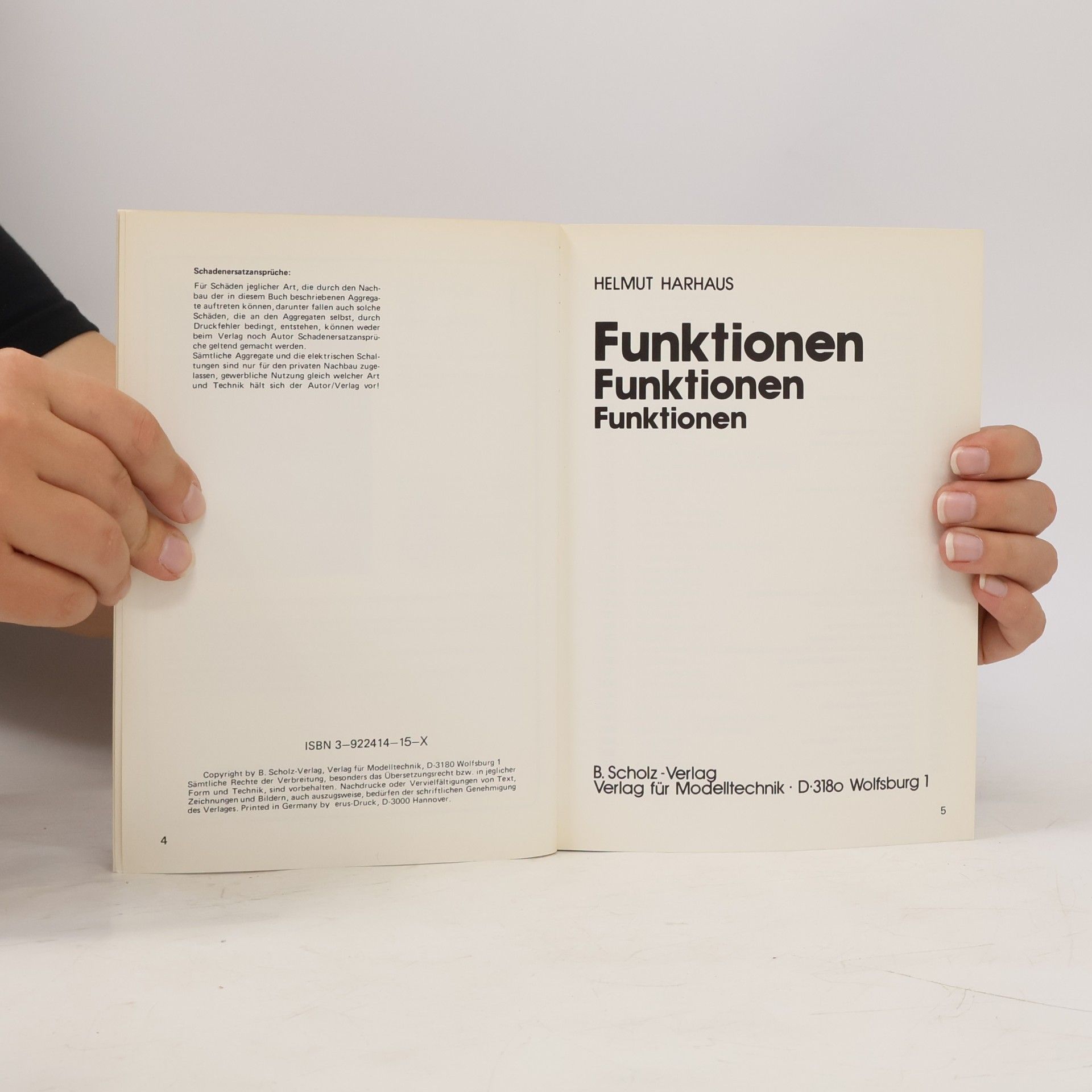 Helmut Harhaus Funktionen Funktionen Funktionen