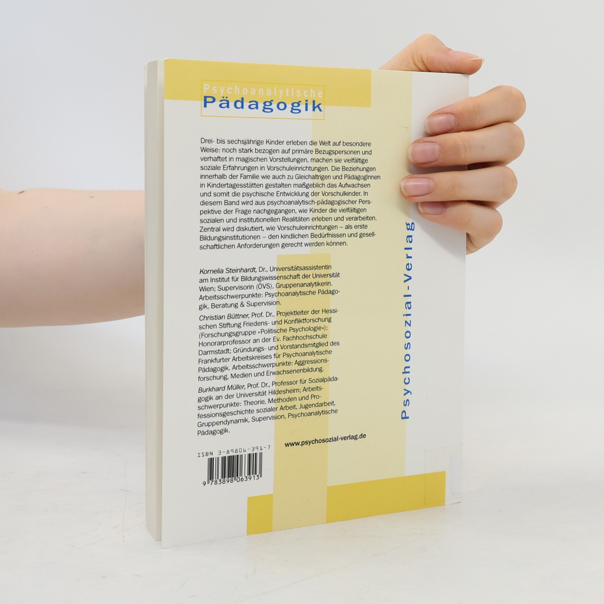 Kornelia Steinhardt Jahrbuch für Psychoanalytische Pädagogik - 15: Kinder zwischen drei und sechs