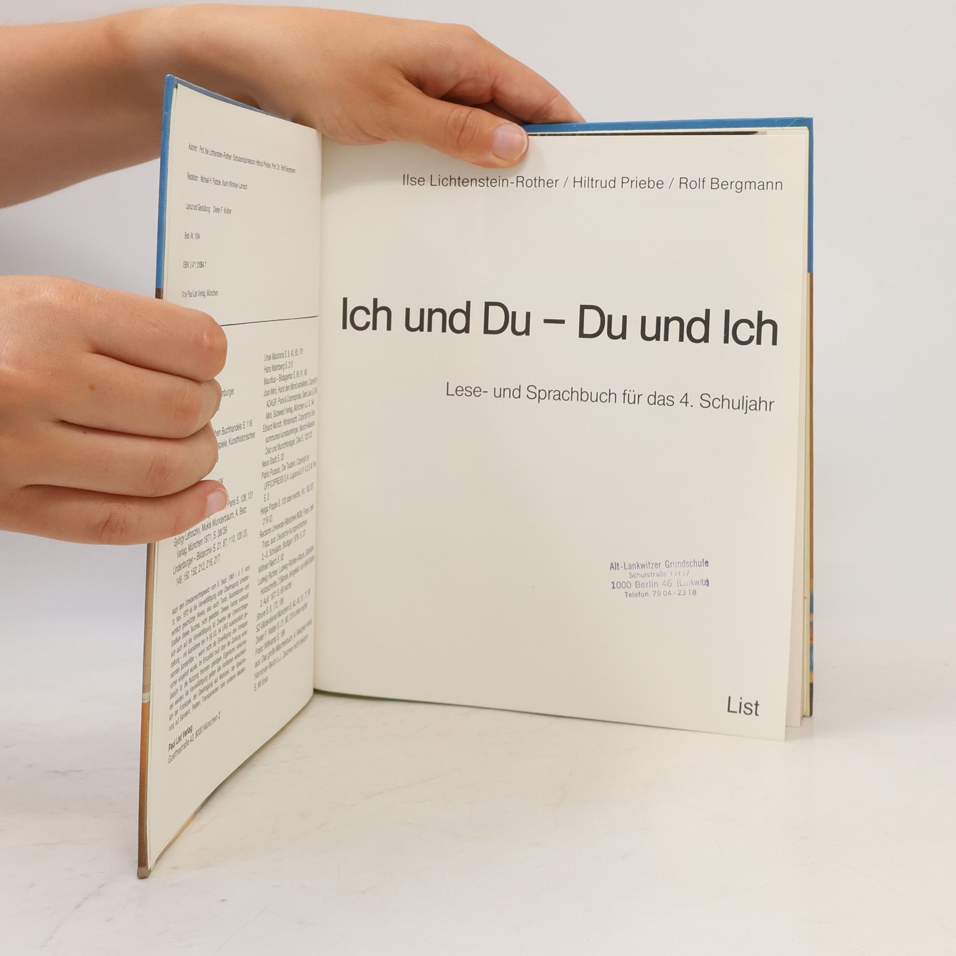 Ilse Lichtenstein Rother Ich und Du - Du und Ich