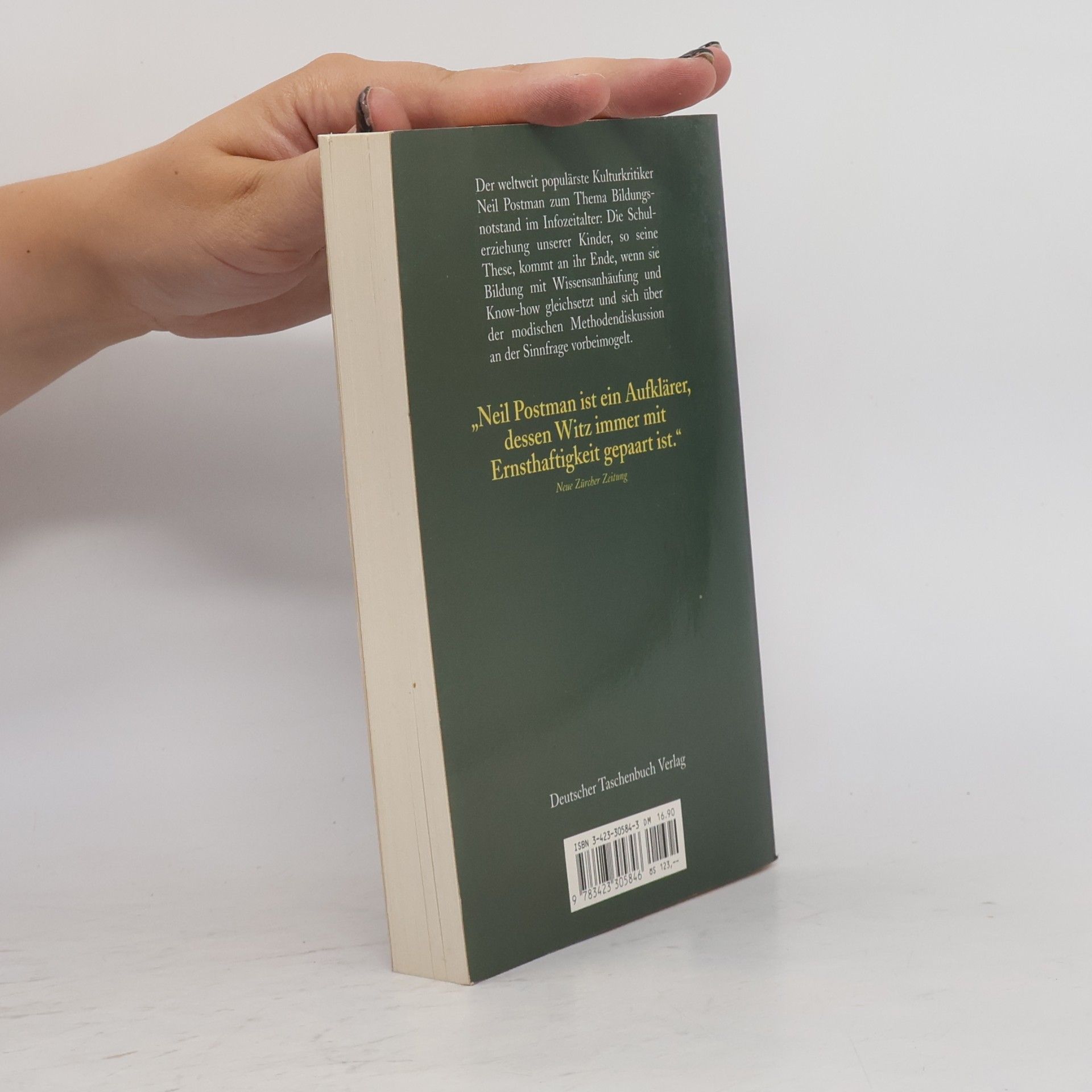 Neil Postman Keine Götter mehr