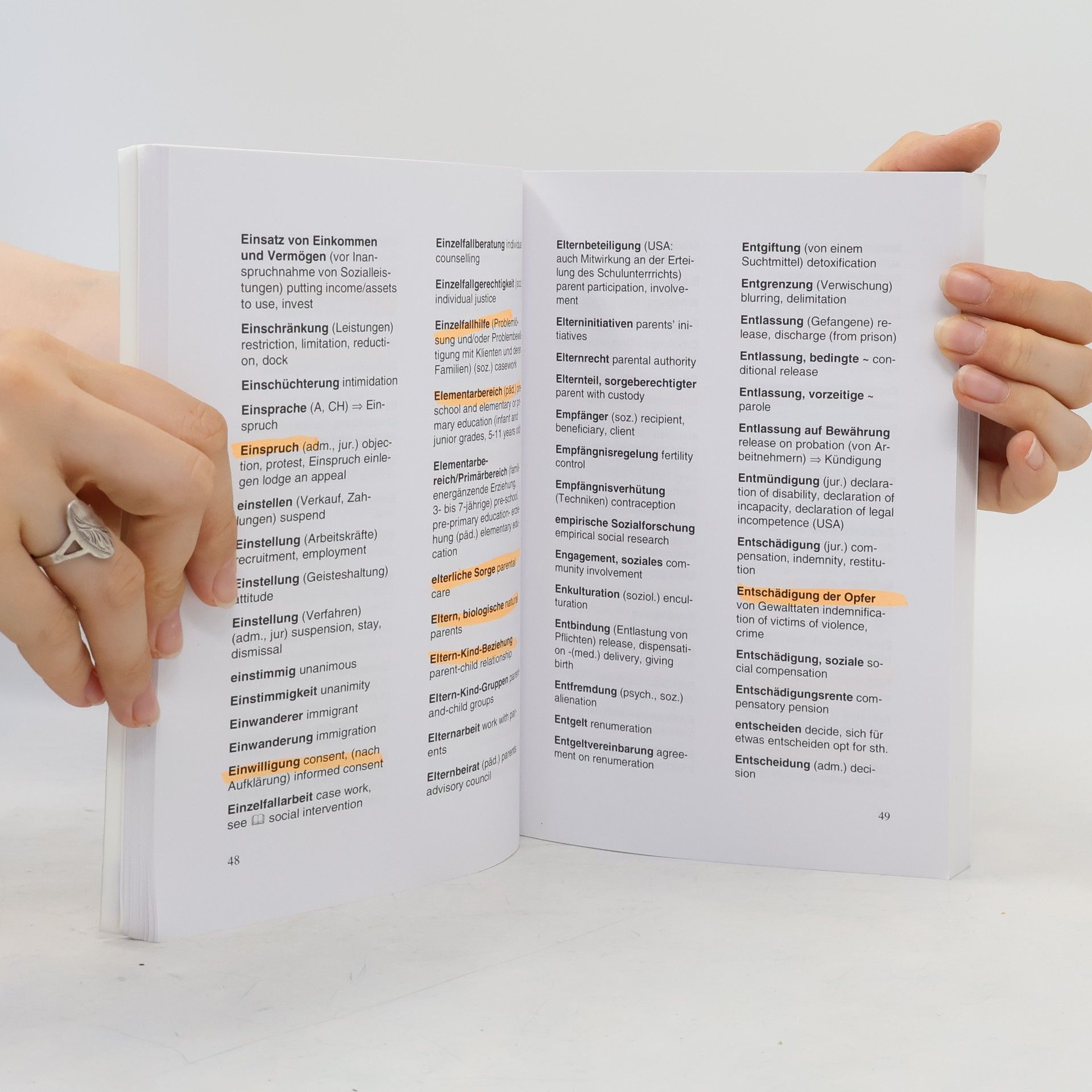 Peter Herrmann Wörterbuch der sozialen Arbeit, Deutsch-Englisch, Englisch-Deutsch