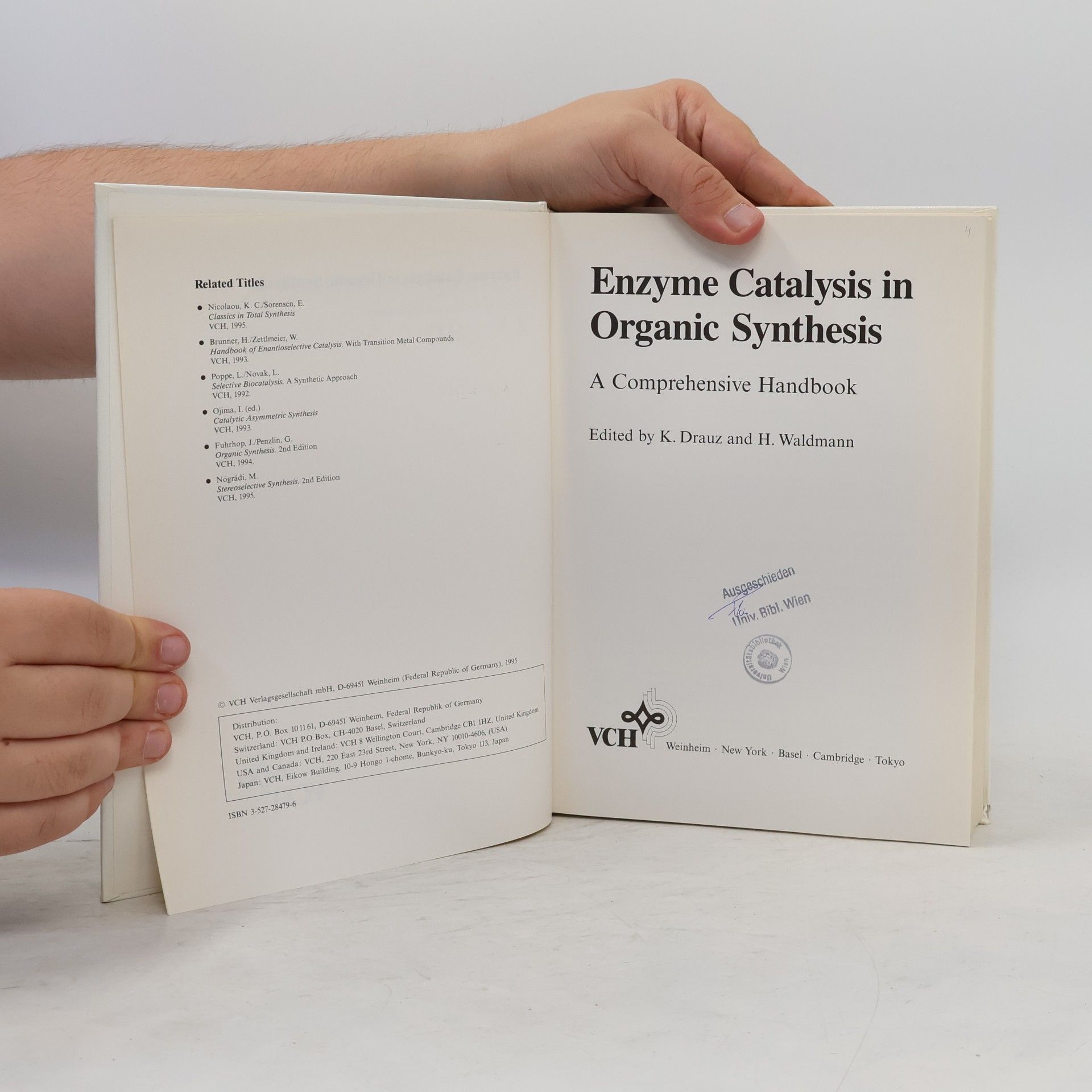 Karlheinz Drauz Enzyme Catalysis in Organic Synthesis