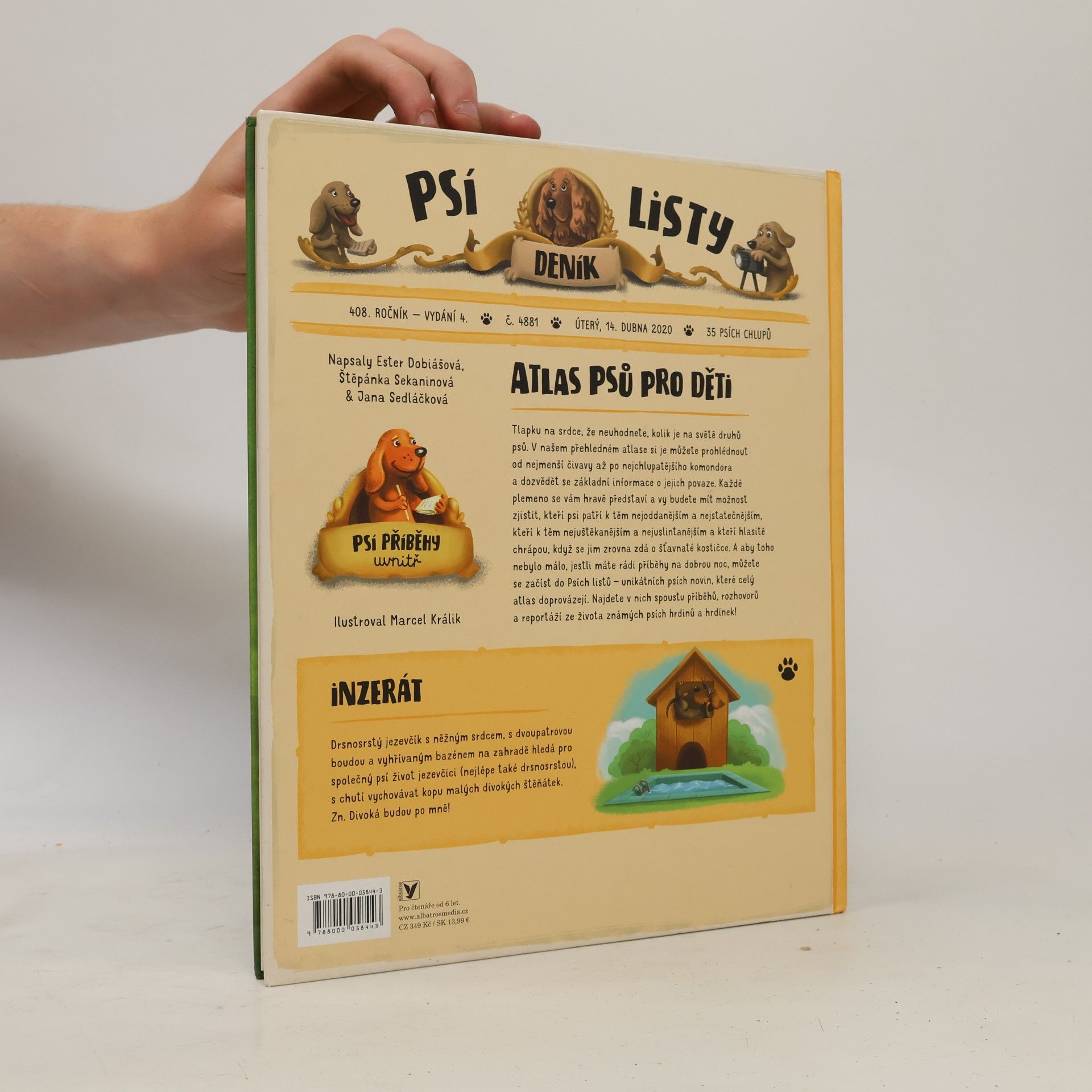 Jana Sedláčková Atlas psů pro děti