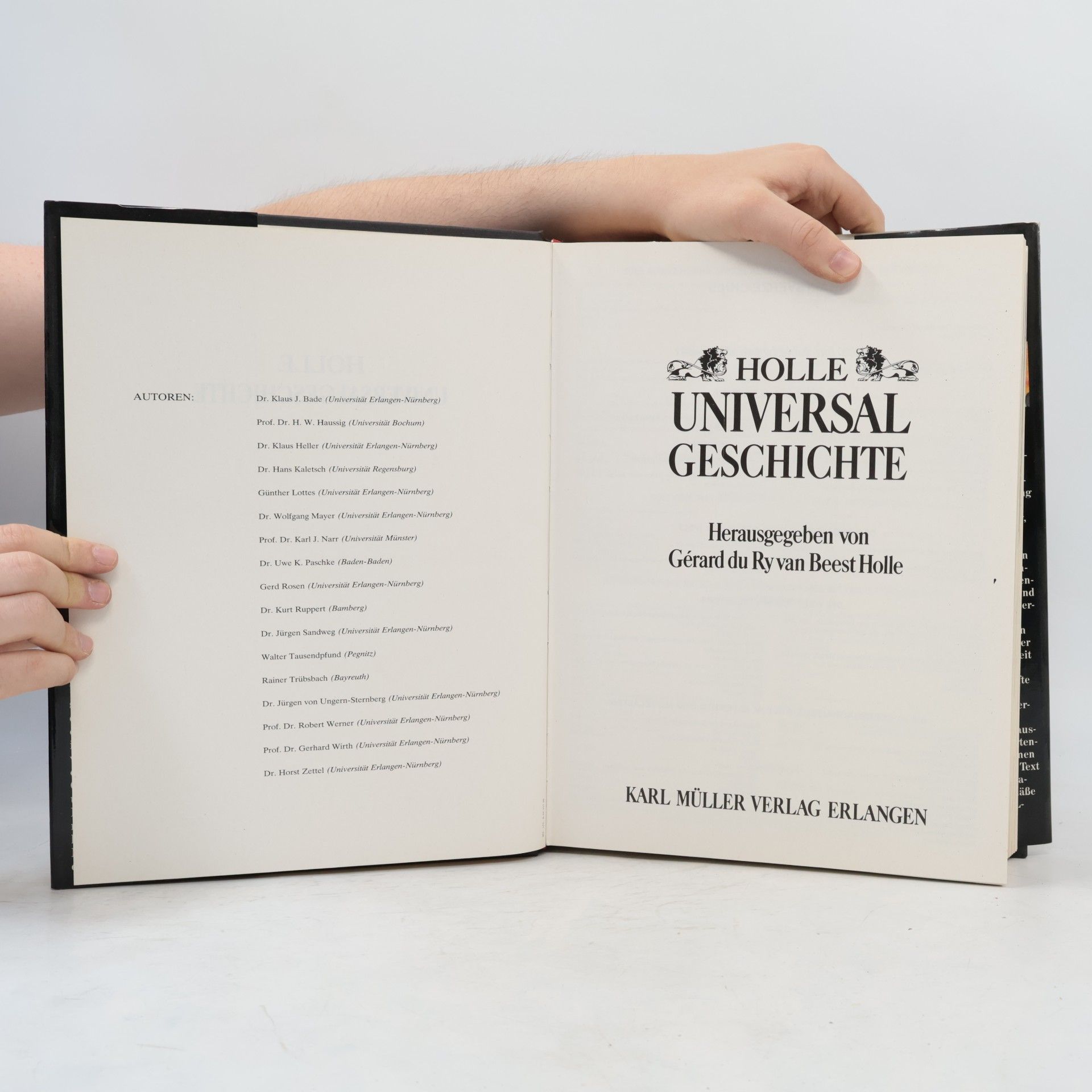 Gérard Du Ry van Beest Holle Universal Geschichte