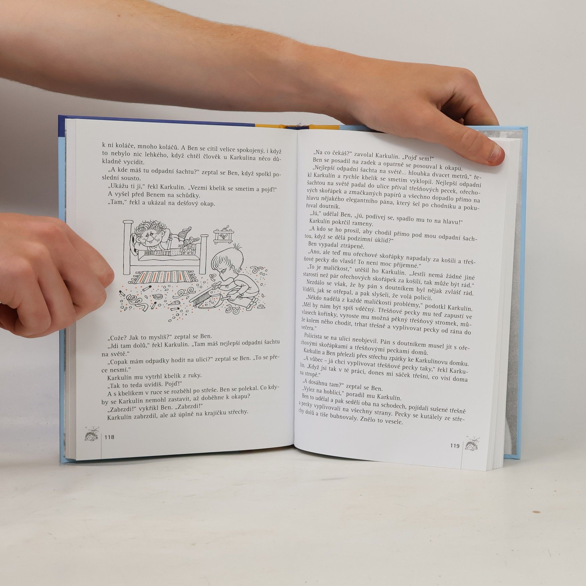 Astrid Lindgren Karkulín ze střechy