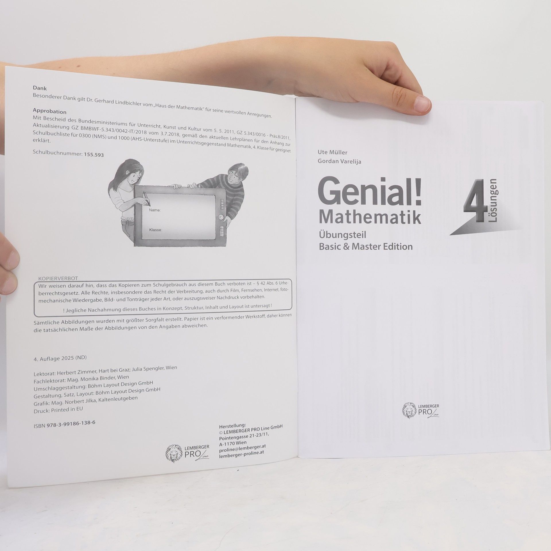 Ute Kolb Genial! Mathematik Übungsteil Basic & Master Edition 4: Lösungen