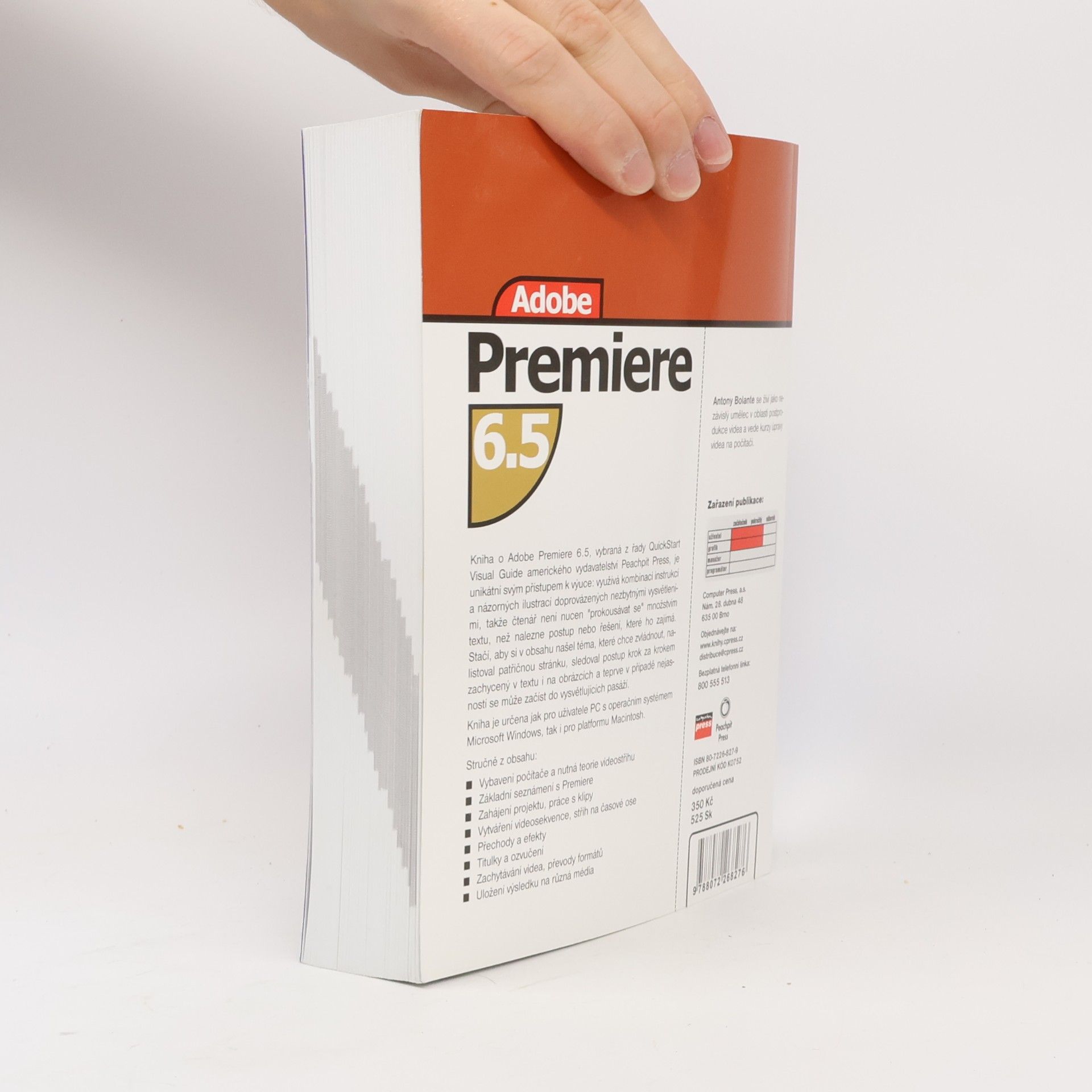 Bolante Antony Adobe Premiere 6.5 : názorný průvodce