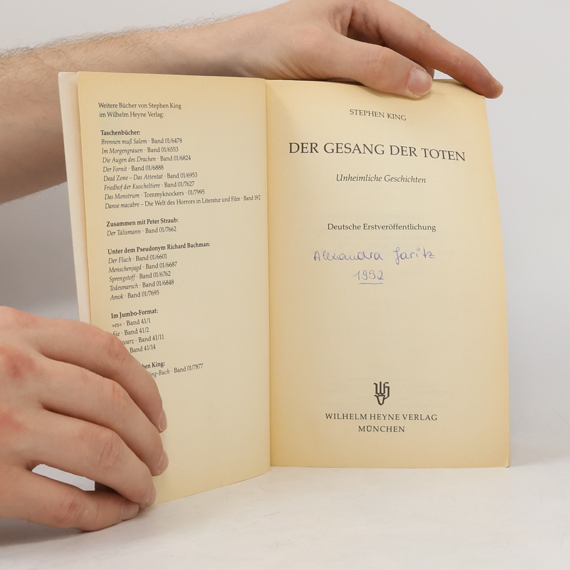 Stephen King Der Gesang der Toten