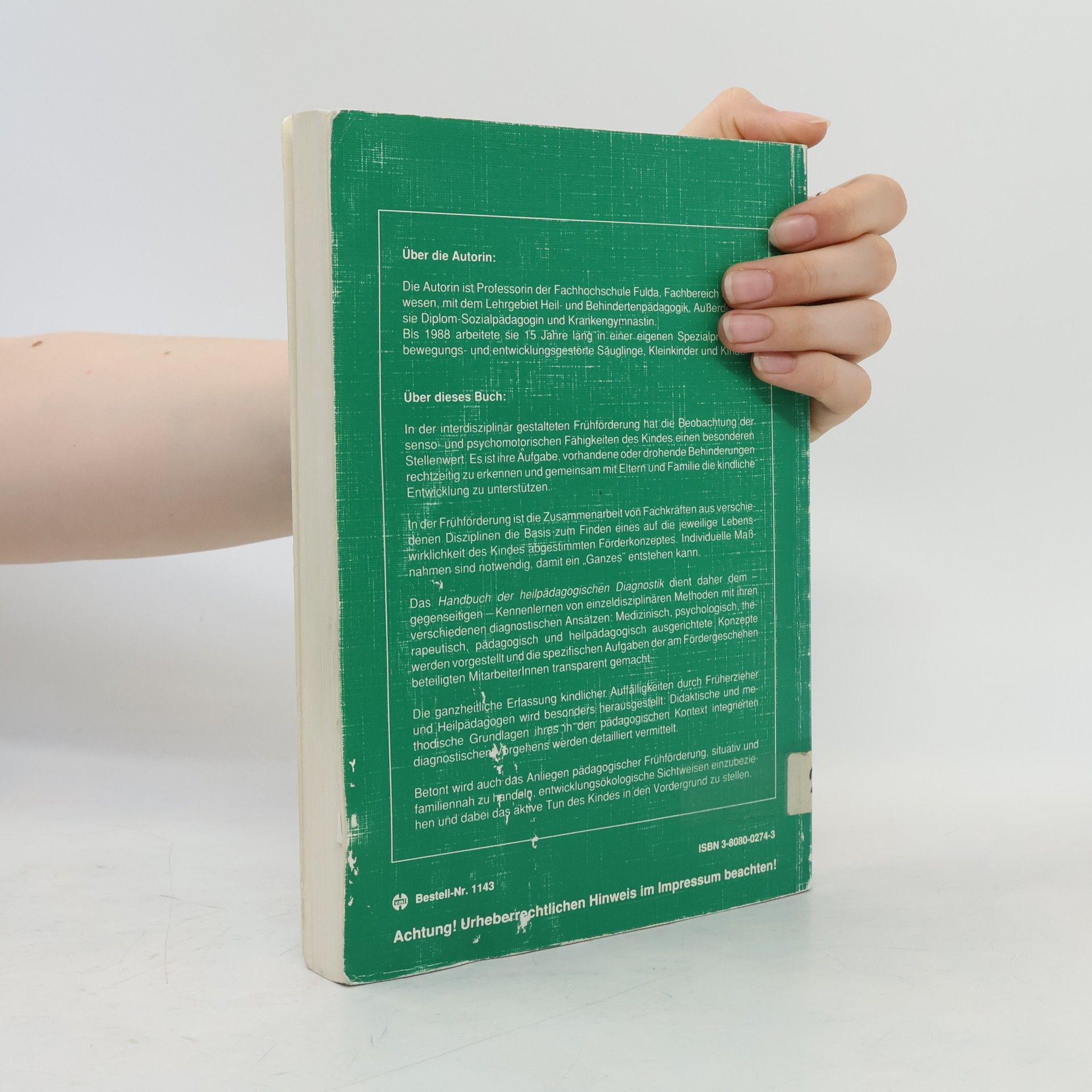 Paula Tietze-Fritz Handbuch der heilpädagogischen Diagnostik