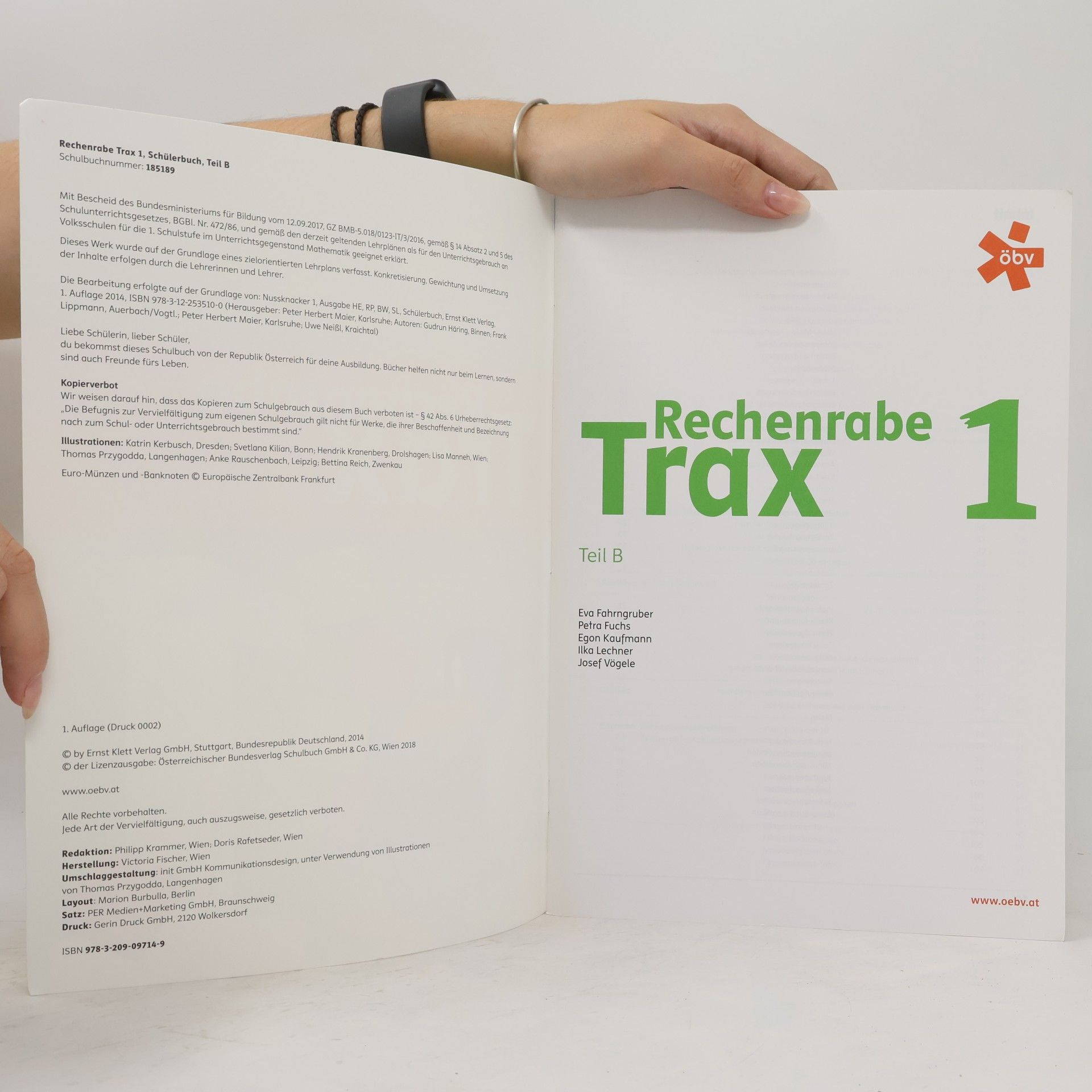 Eva Fahrngruber Rechenrabe Trax - 1: Teil B, Schülerbuch