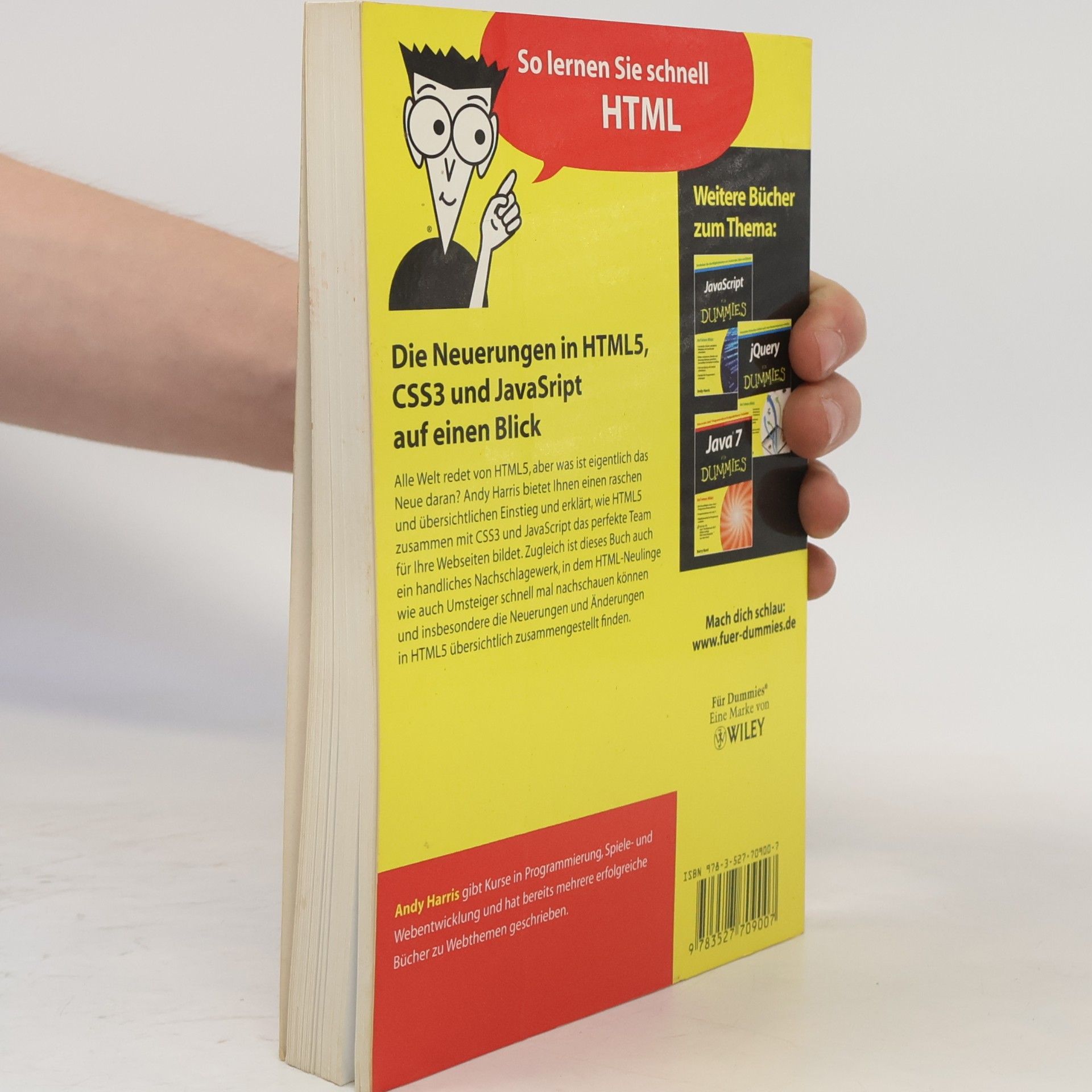 Andy Harris HTML5-Schnelleinstieg für Dummies