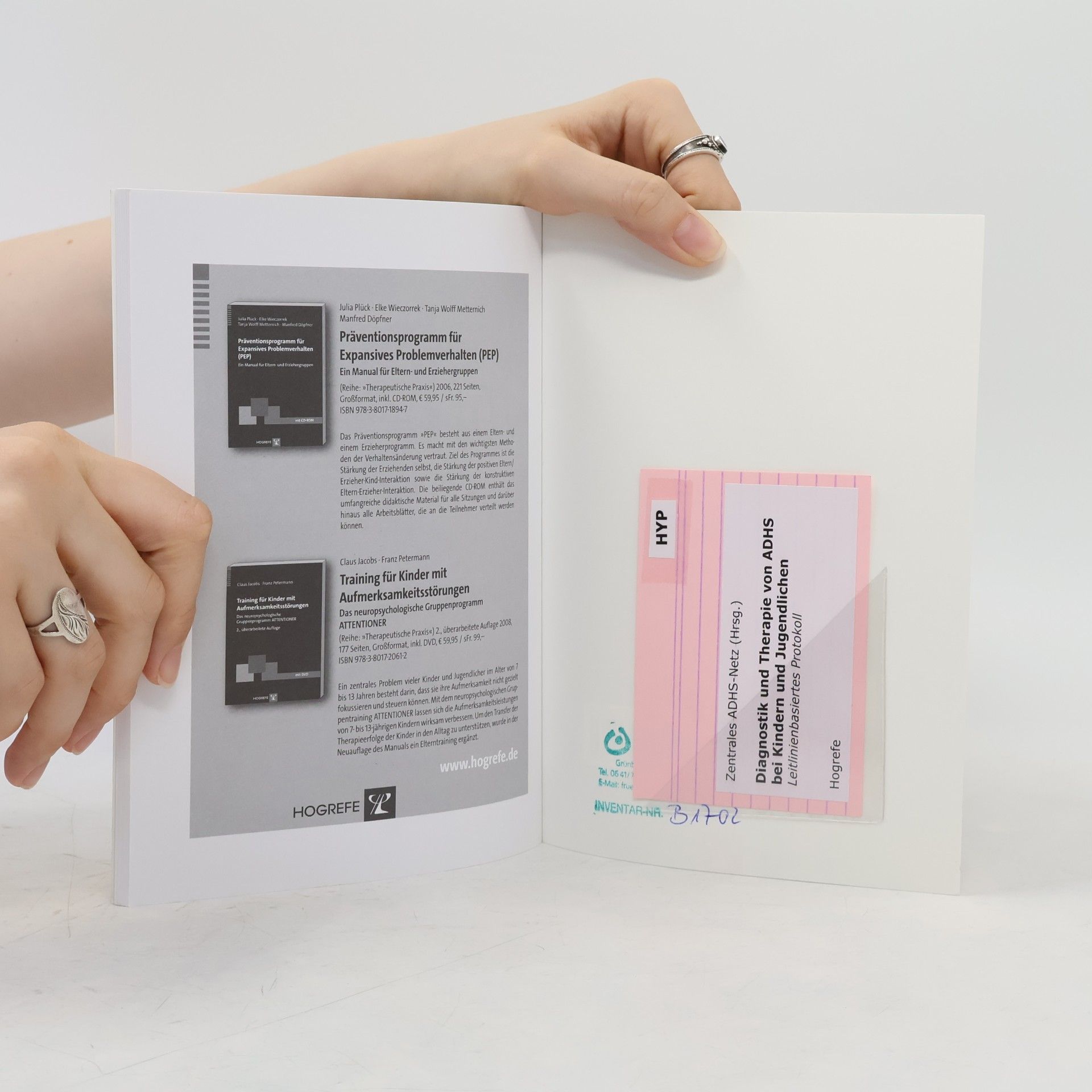Zentrales ADHS-Netz Diagnostik und Therapie von ADHS bei Kindern und Jugendlichen