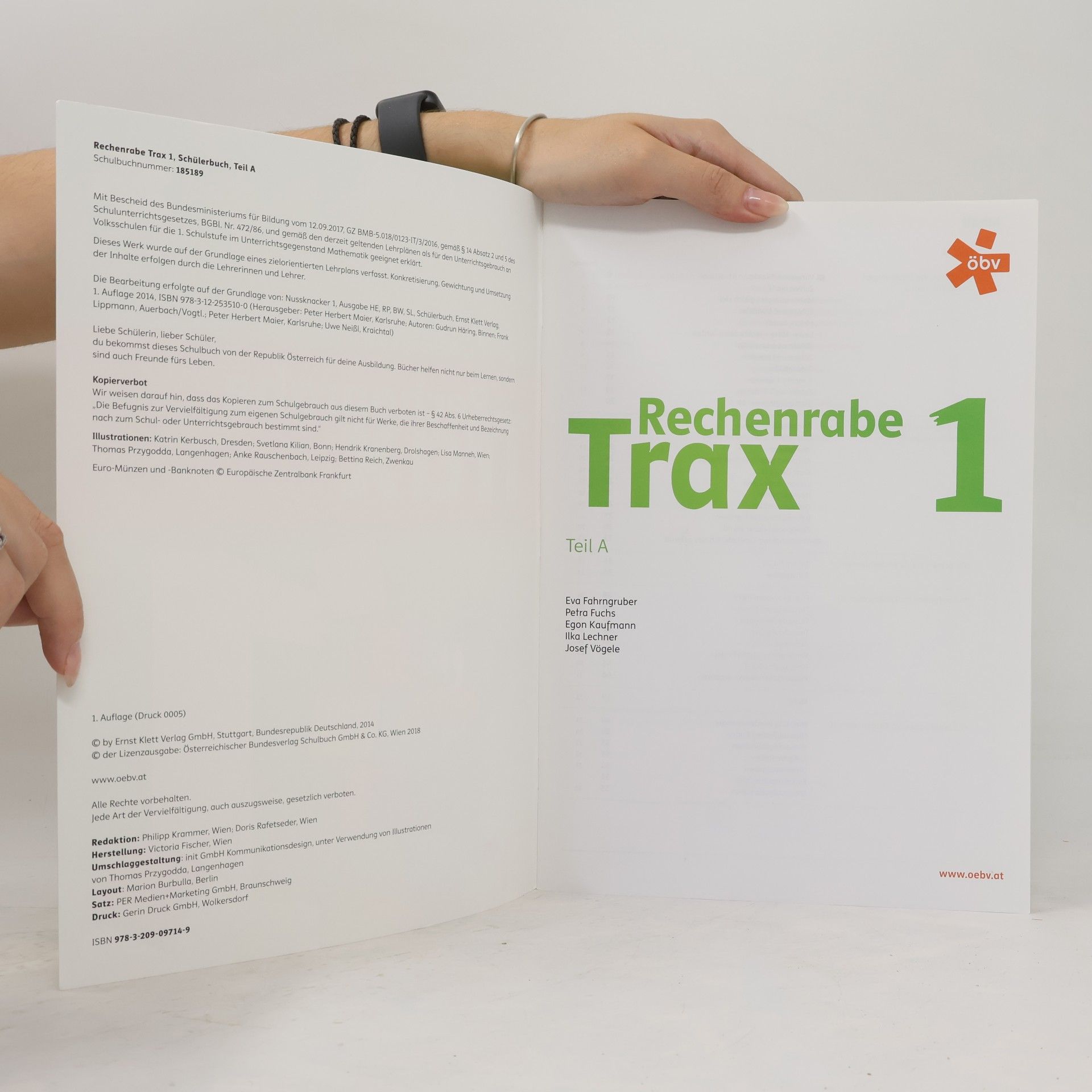 Eva Fahrngruber Rechenrabe Trax - 1: Teil B, Schülerbuch