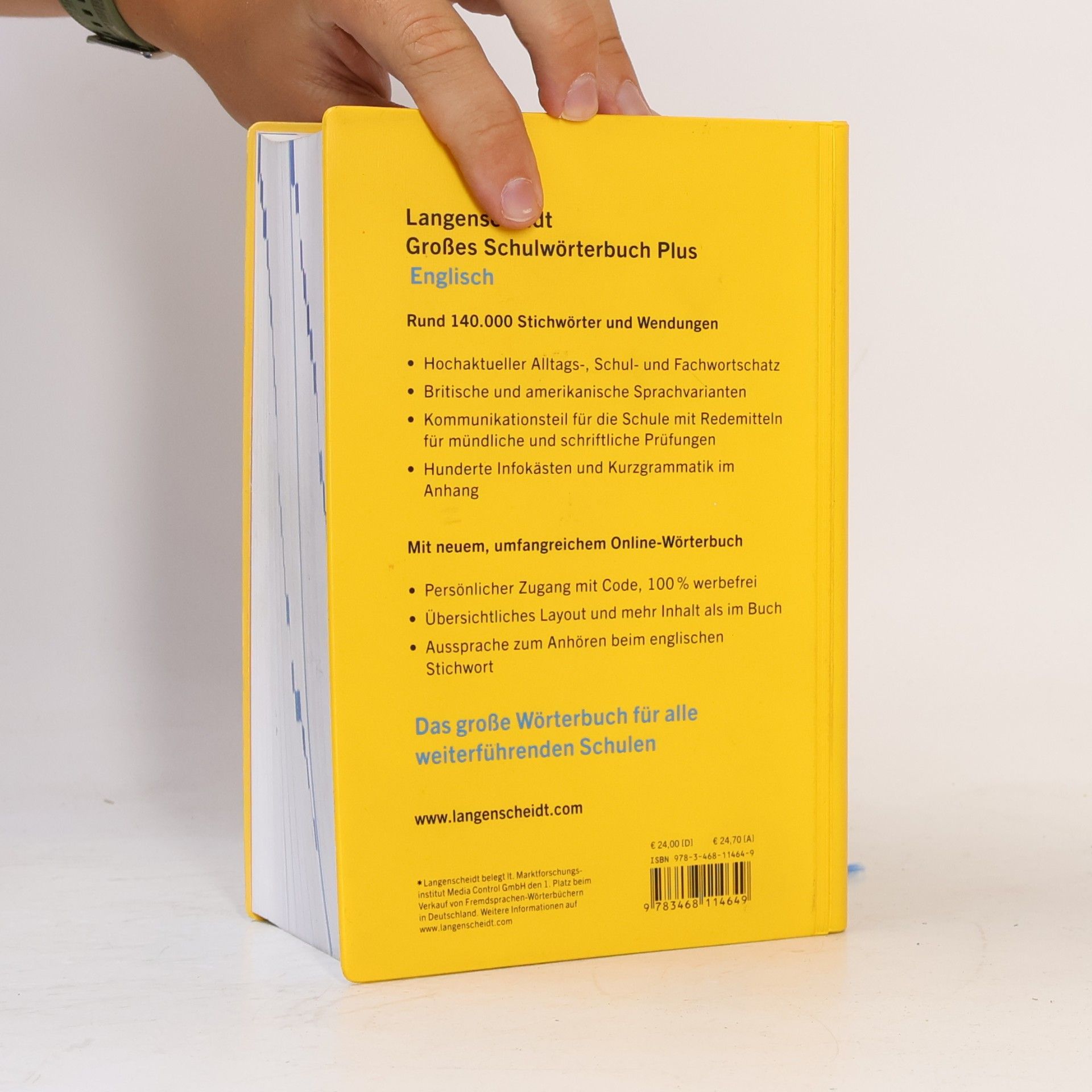 Kolektív autorov Großes Schulwörterbuch Plus Englisch