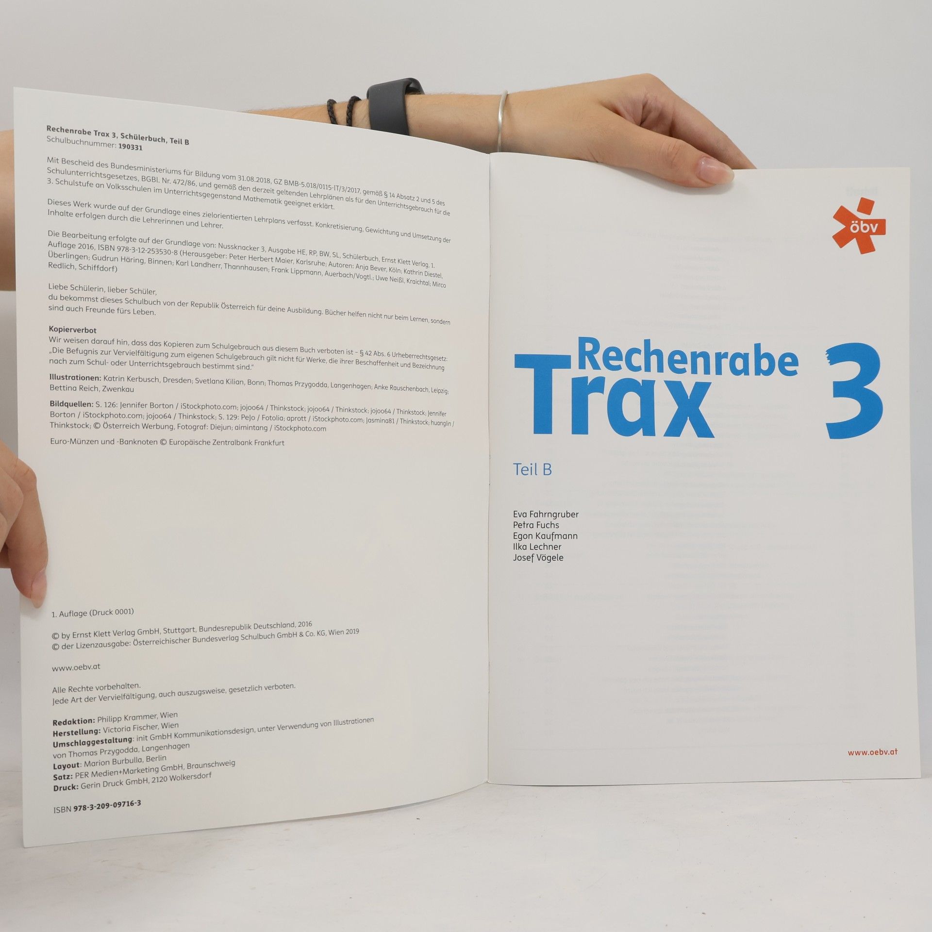 Eva Fahrngruber Rechenrabe Trax 3, Schülerbuch