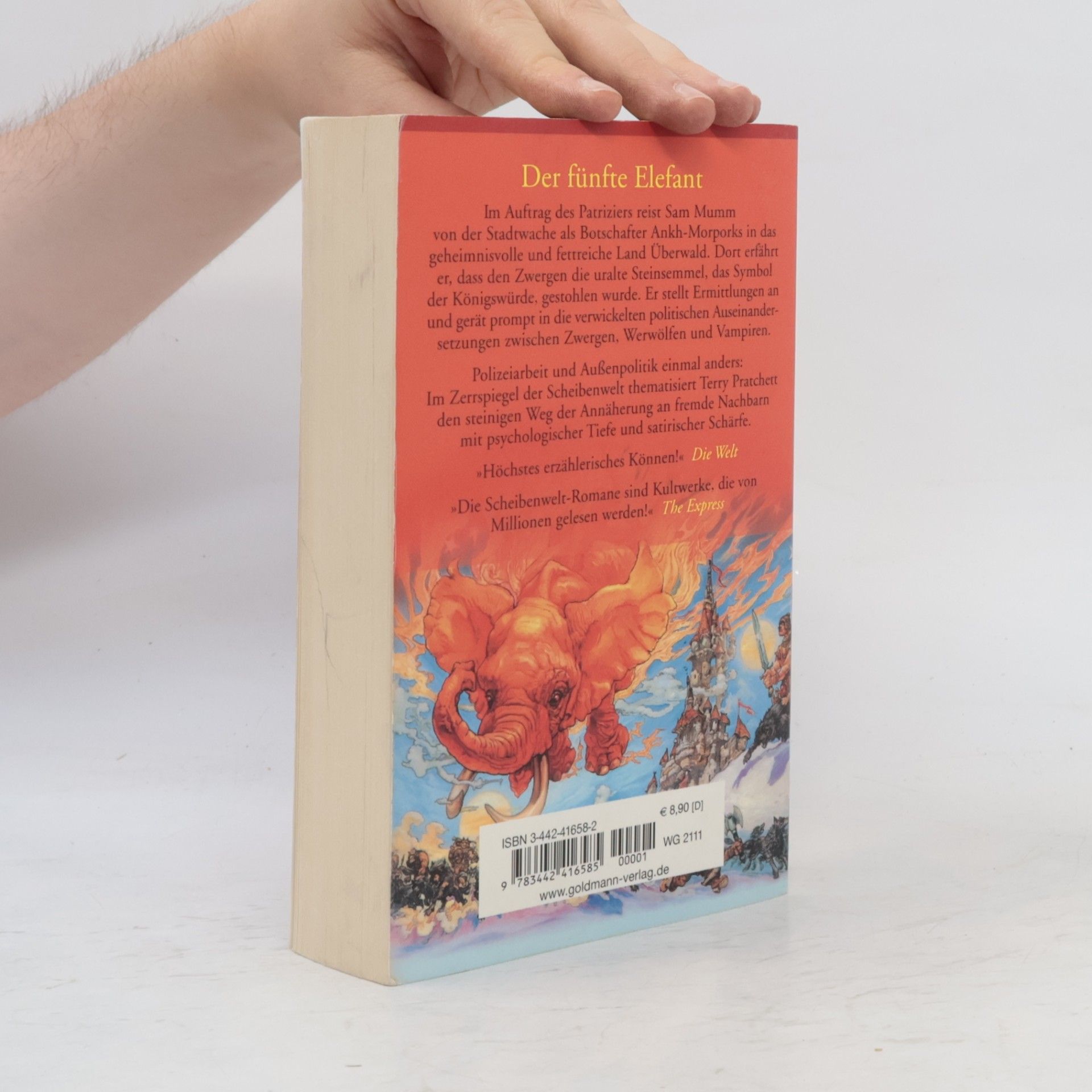 Terry Pratchett Der fünfte Elefant