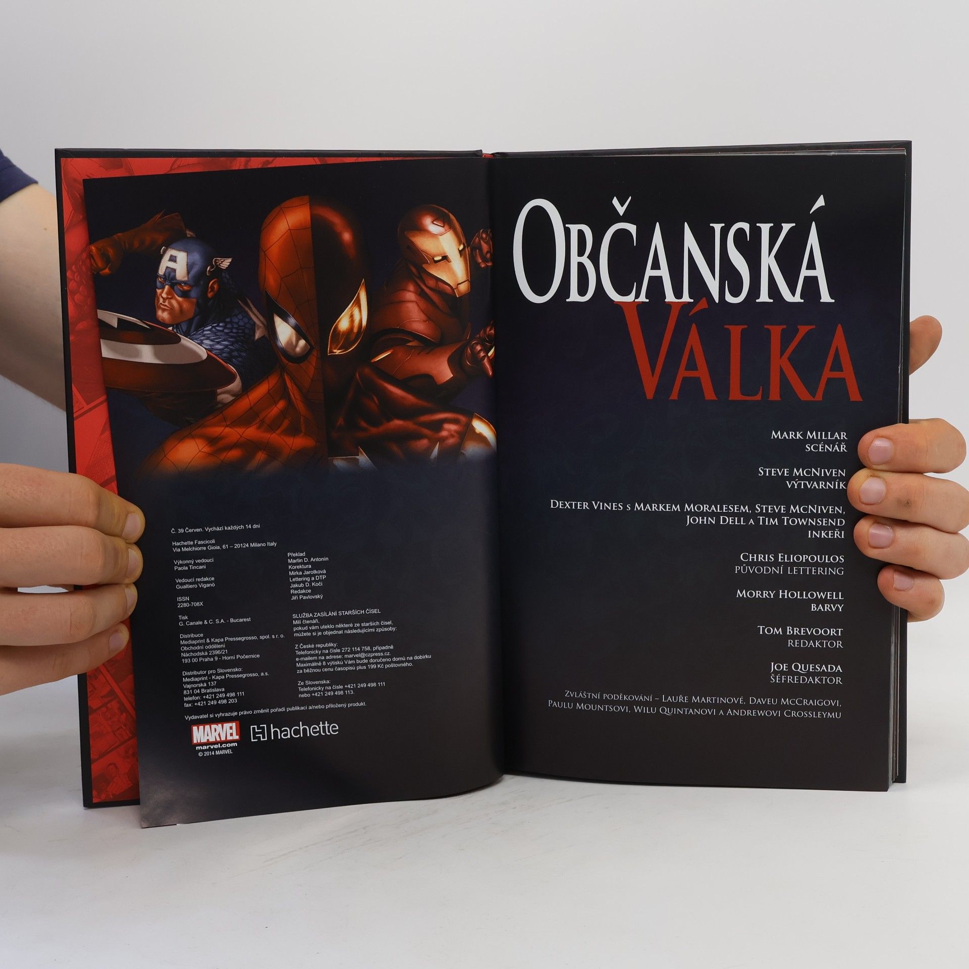Mark Millar Ultimátní komiksový komplet 42. Občanská válka