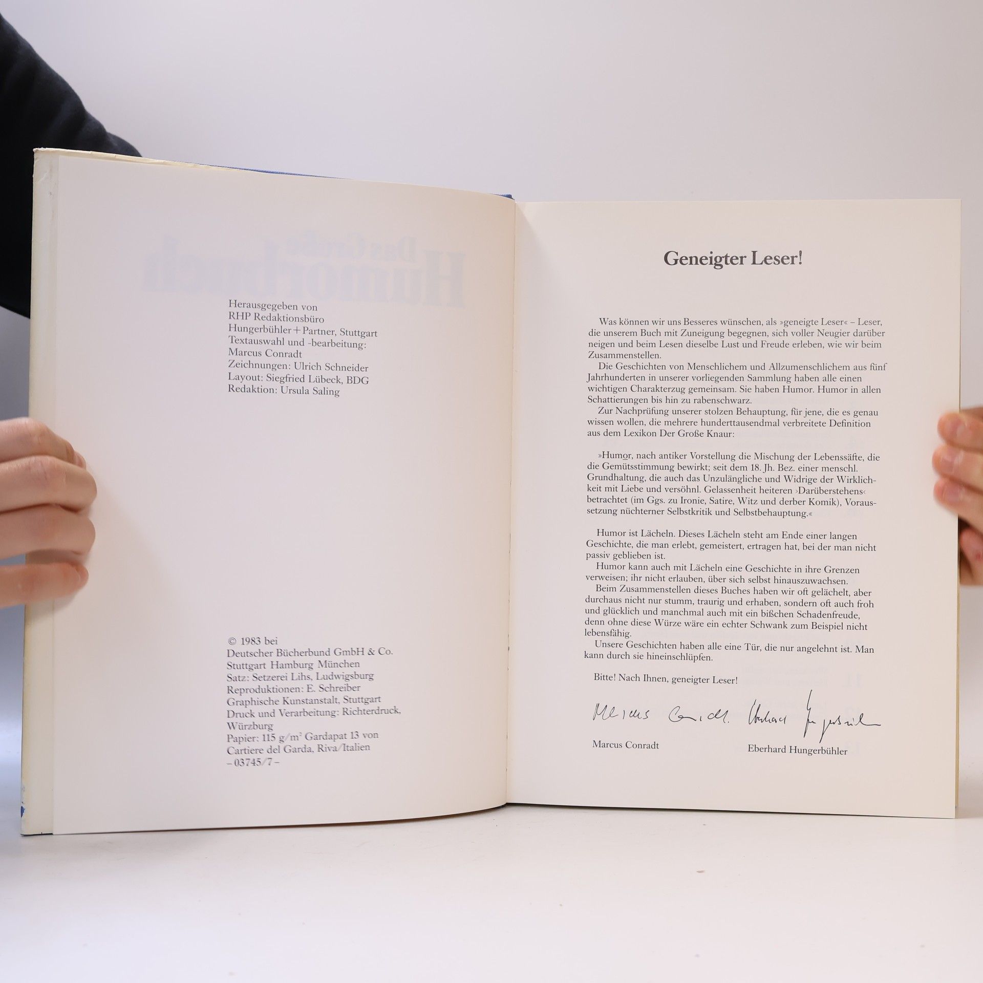 Marcus Conradt Das Große Humorbuch