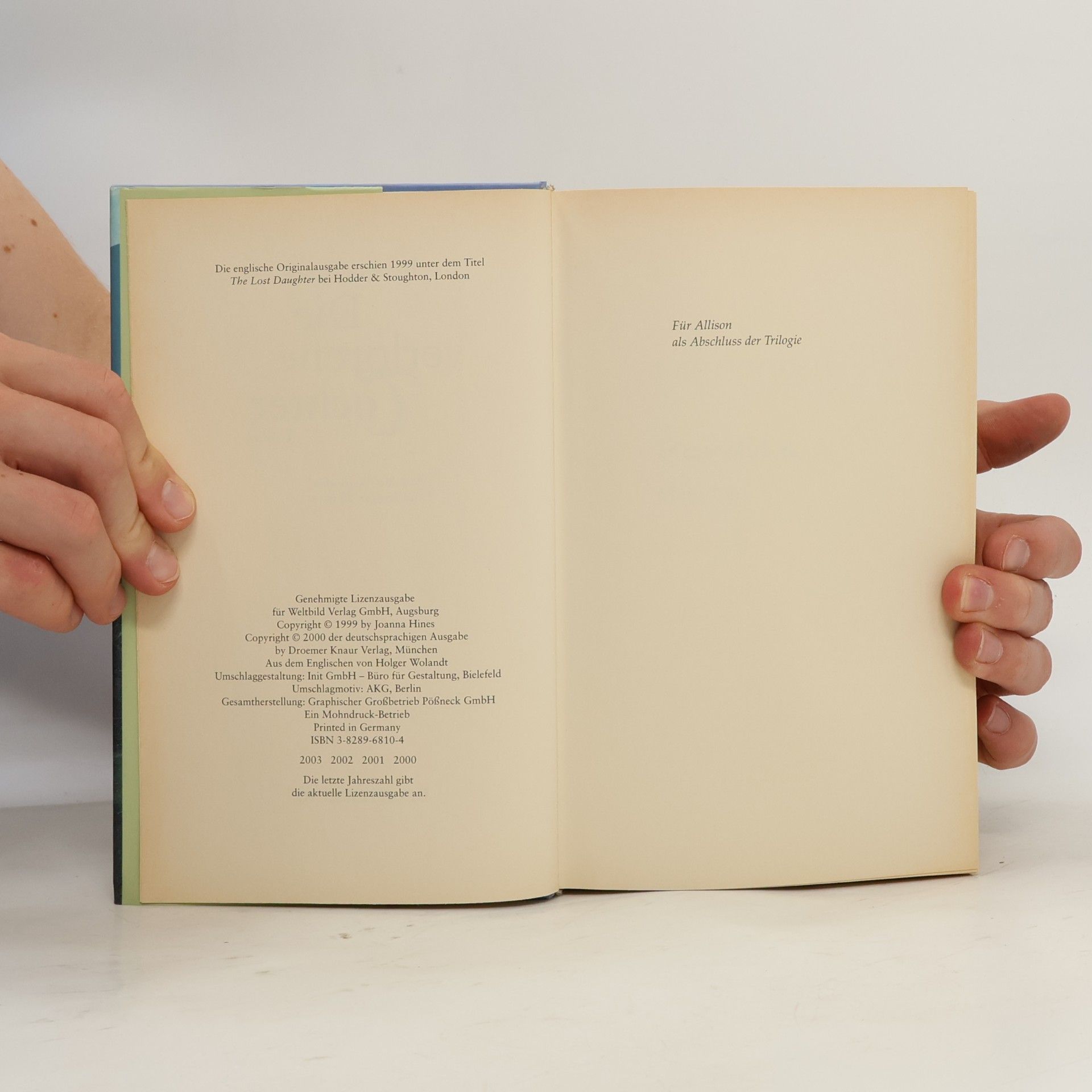 Joanna Hines Die verlorene Tochter