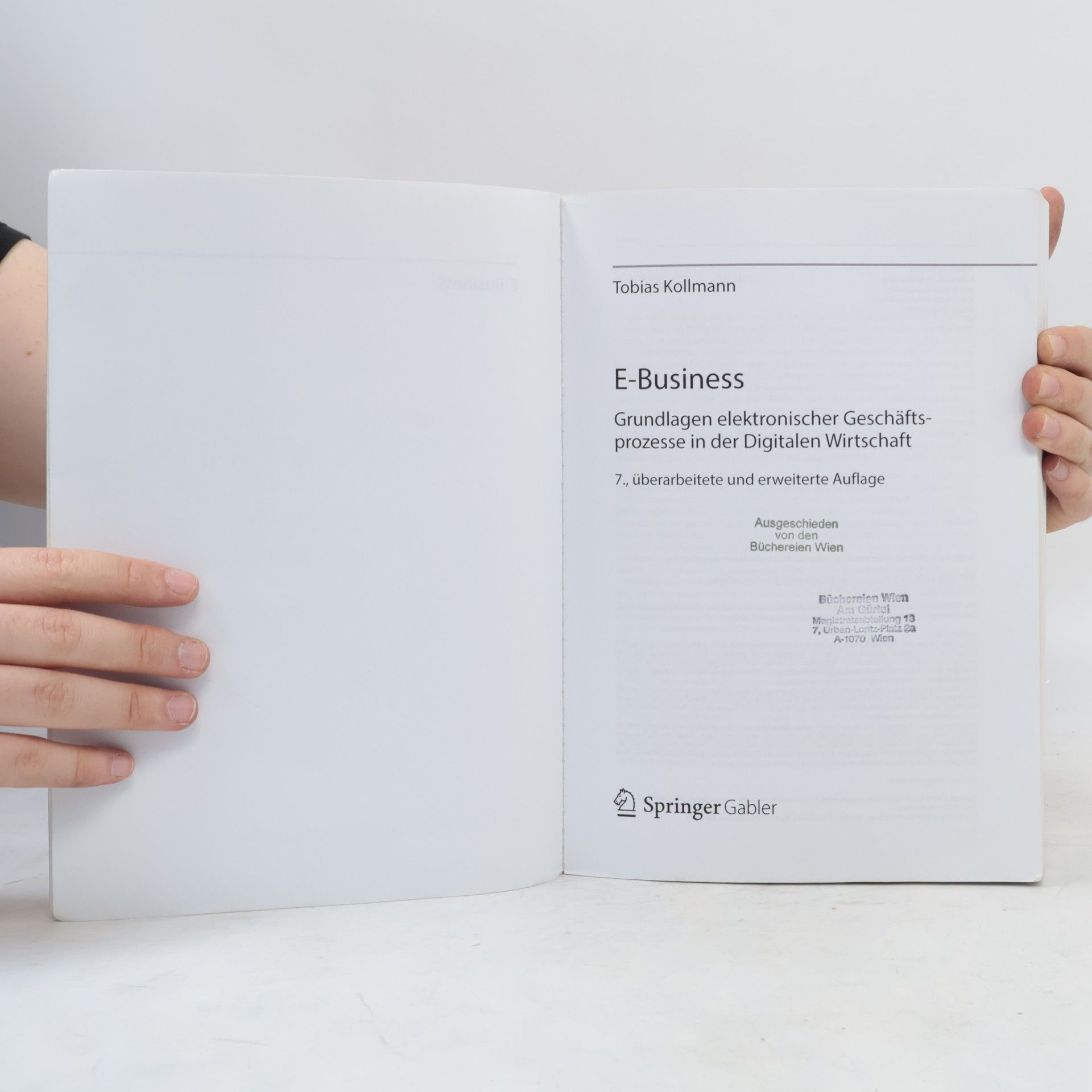 Tobias Kollmann E-Business - 7. Auflage