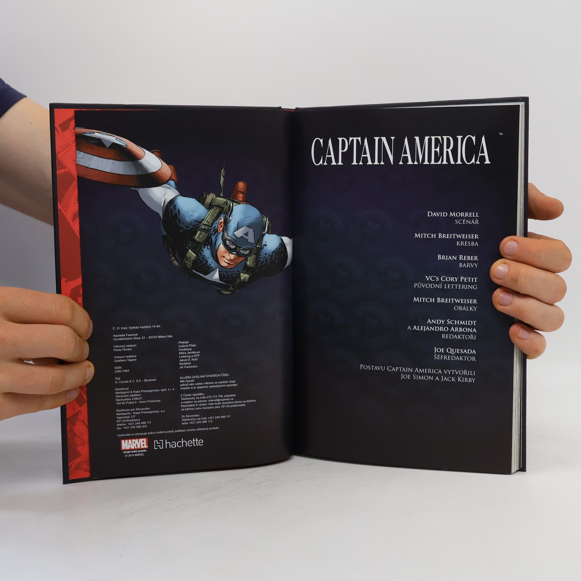 David Morrell Ultimátní komixový komplet 48. Captain America. Vyvolení