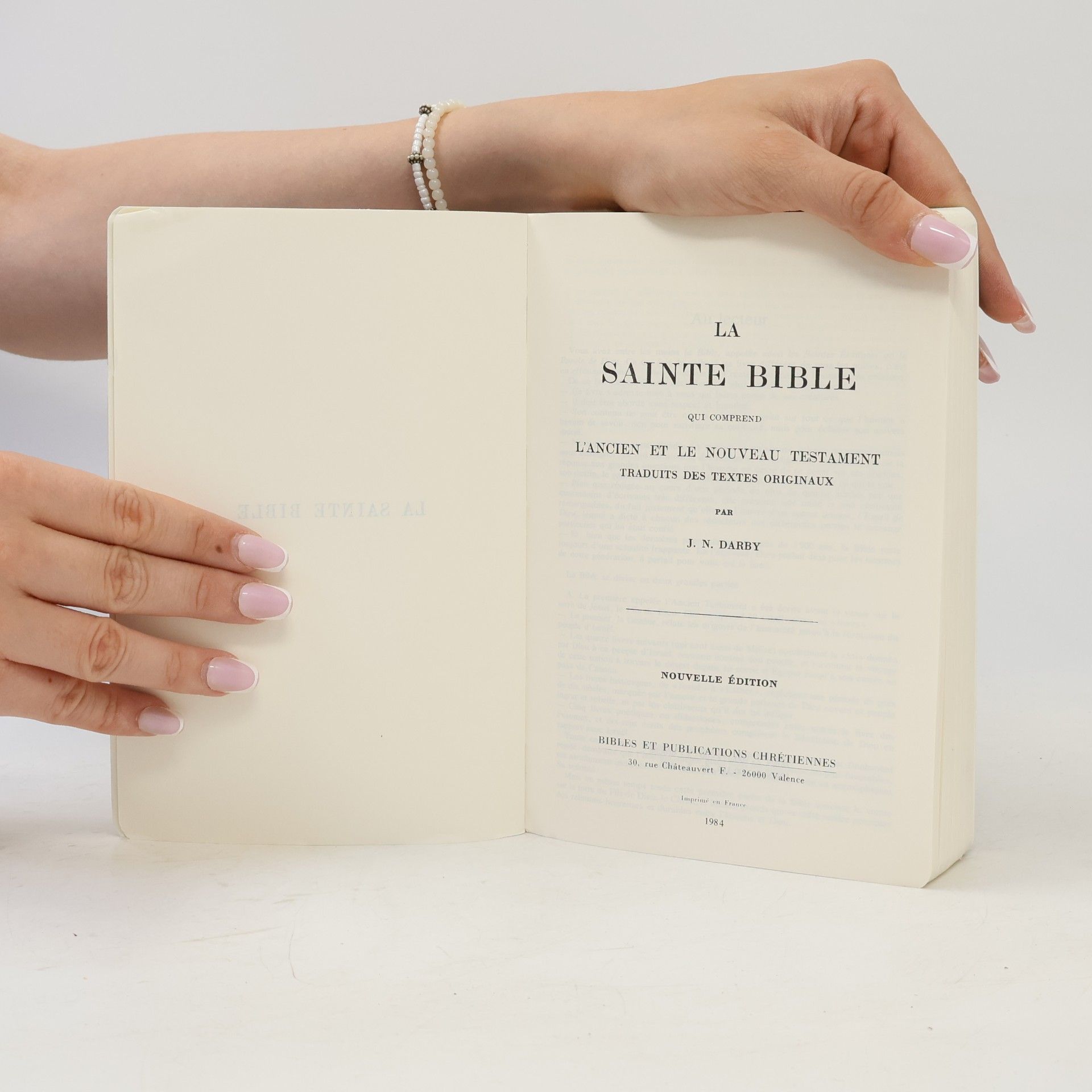 J. N. Darby La Sainte Bible