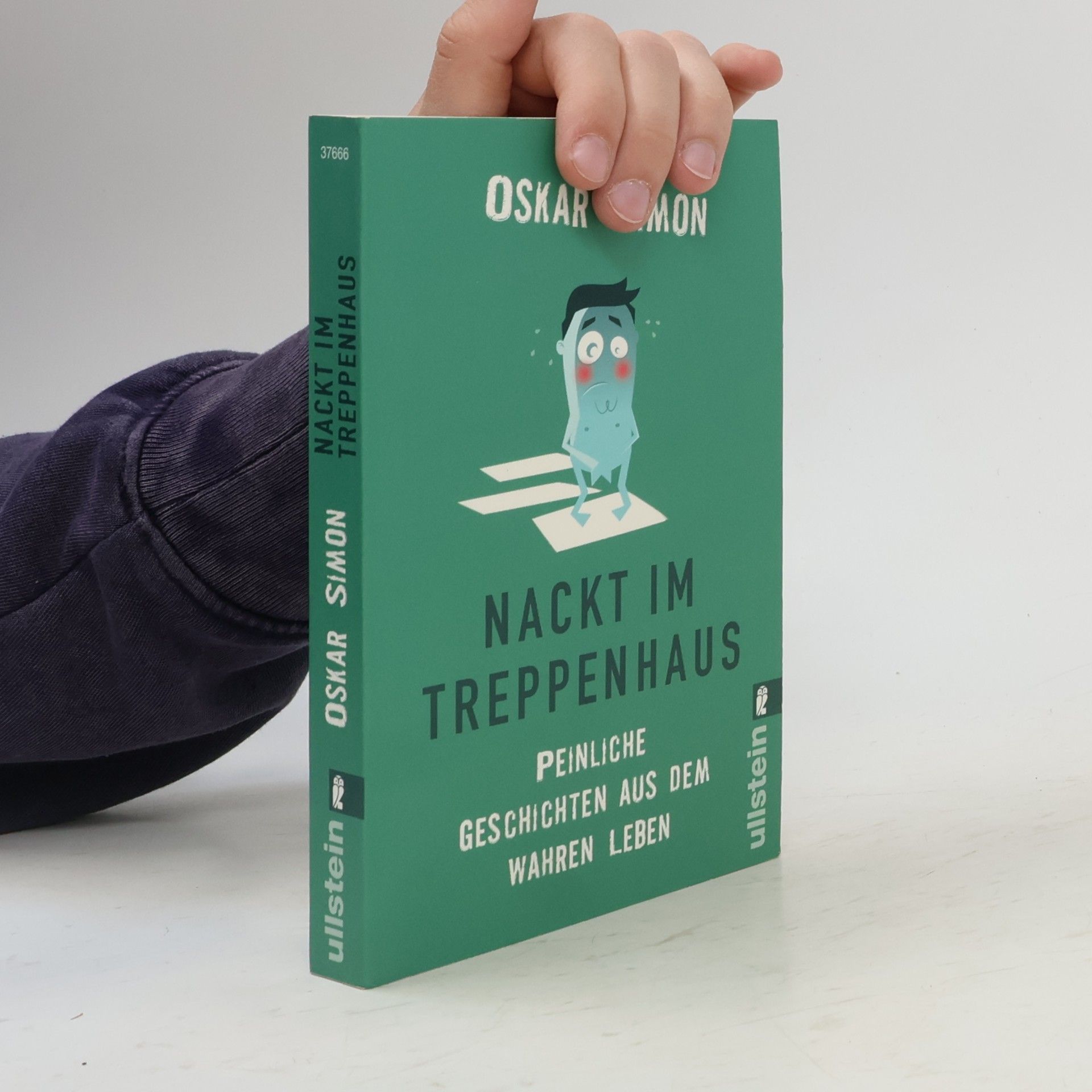 Oskar Simon Nackt im Treppenhaus