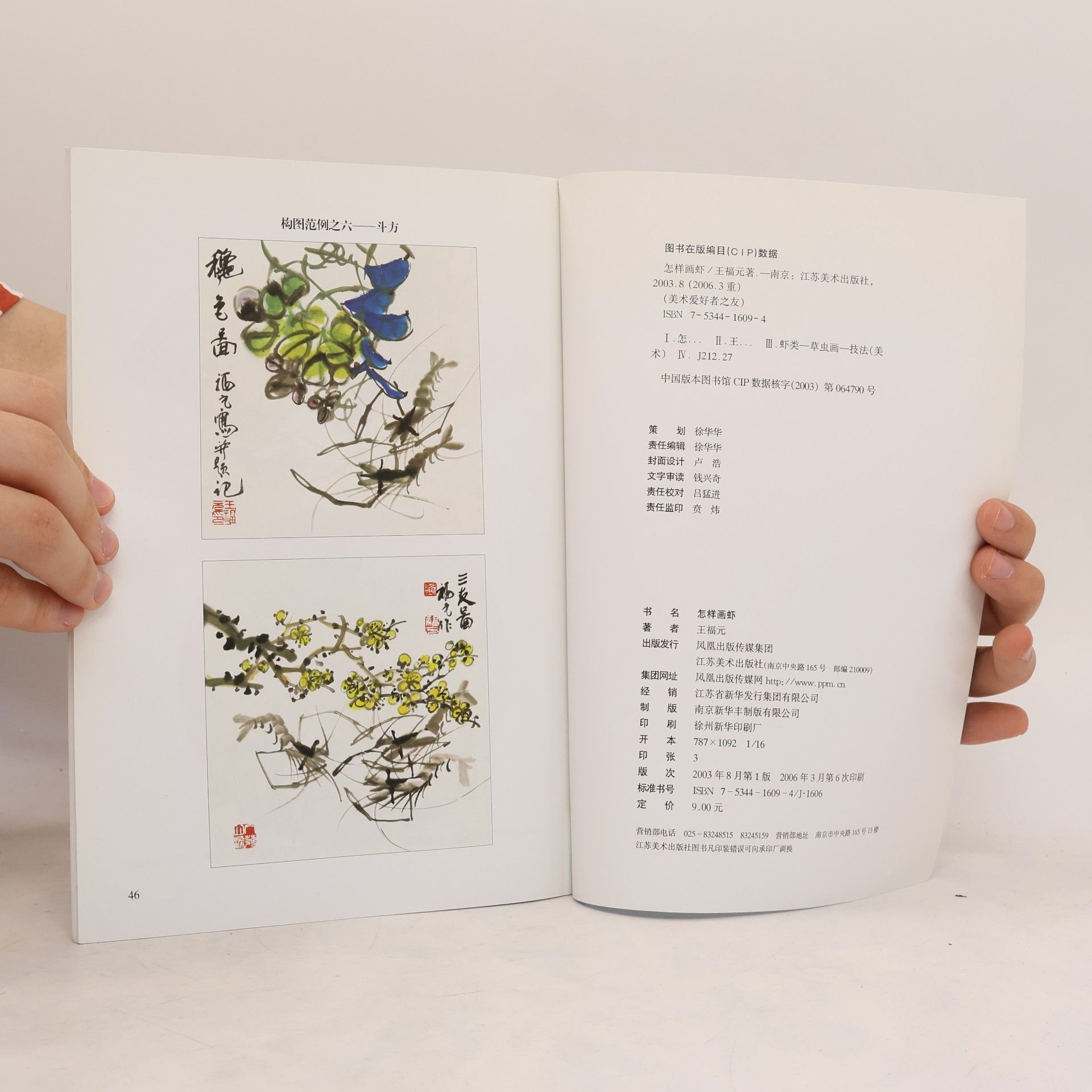 王福元 怎样画虾