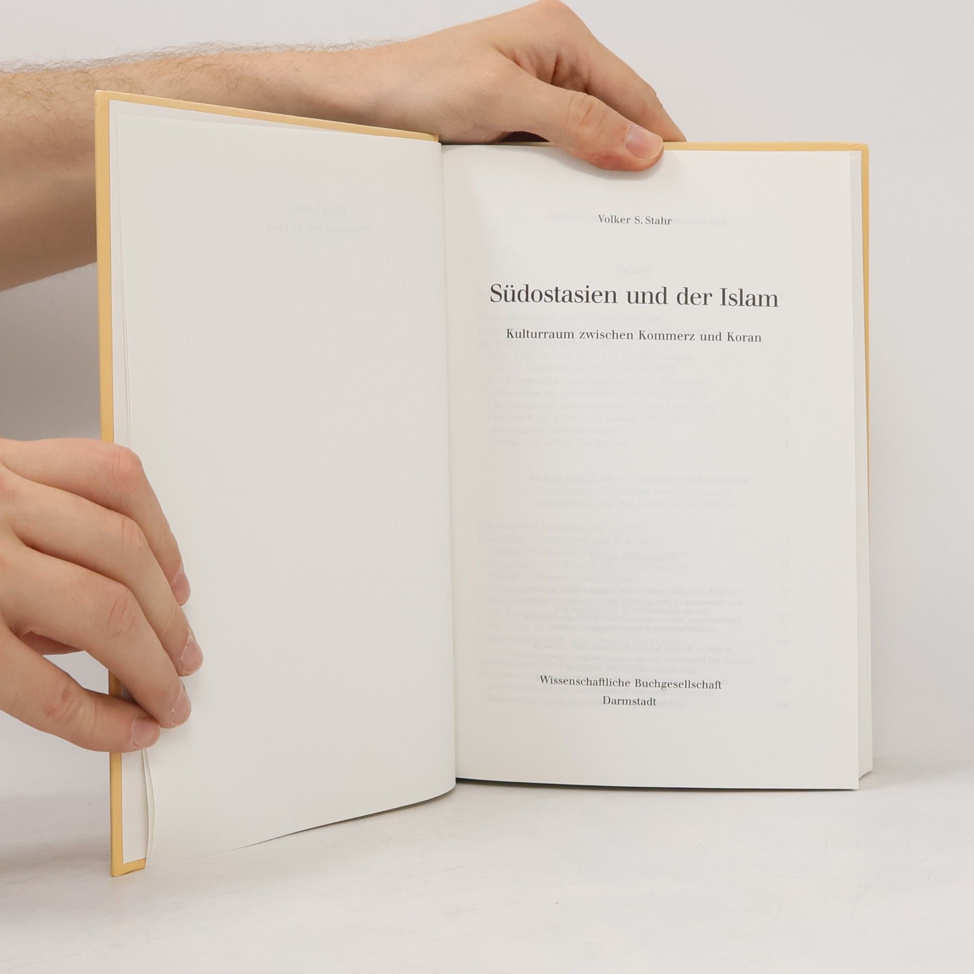 Volker S. Stahr Südostasien und der Islam