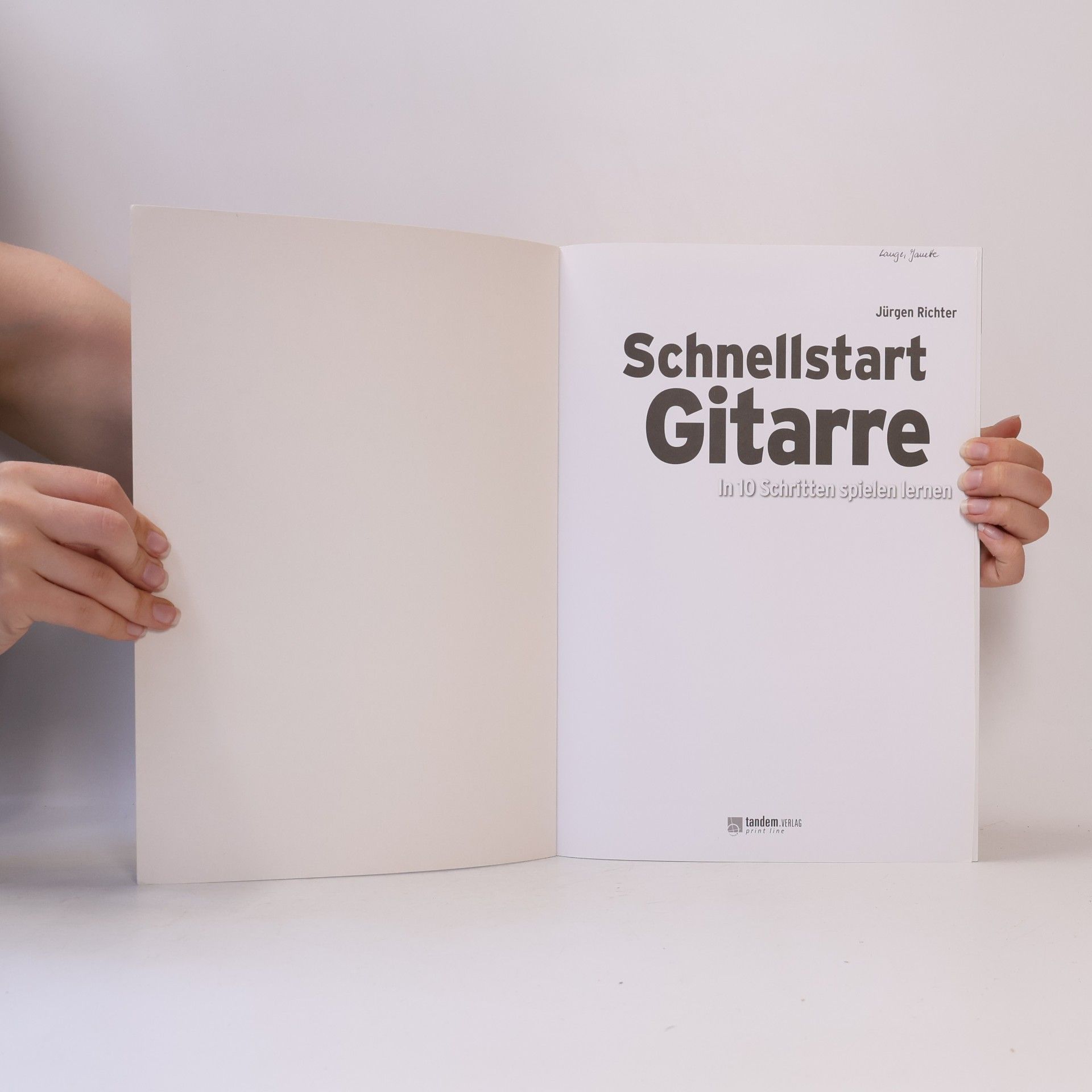 Autores varios Schnellstart Gitarre